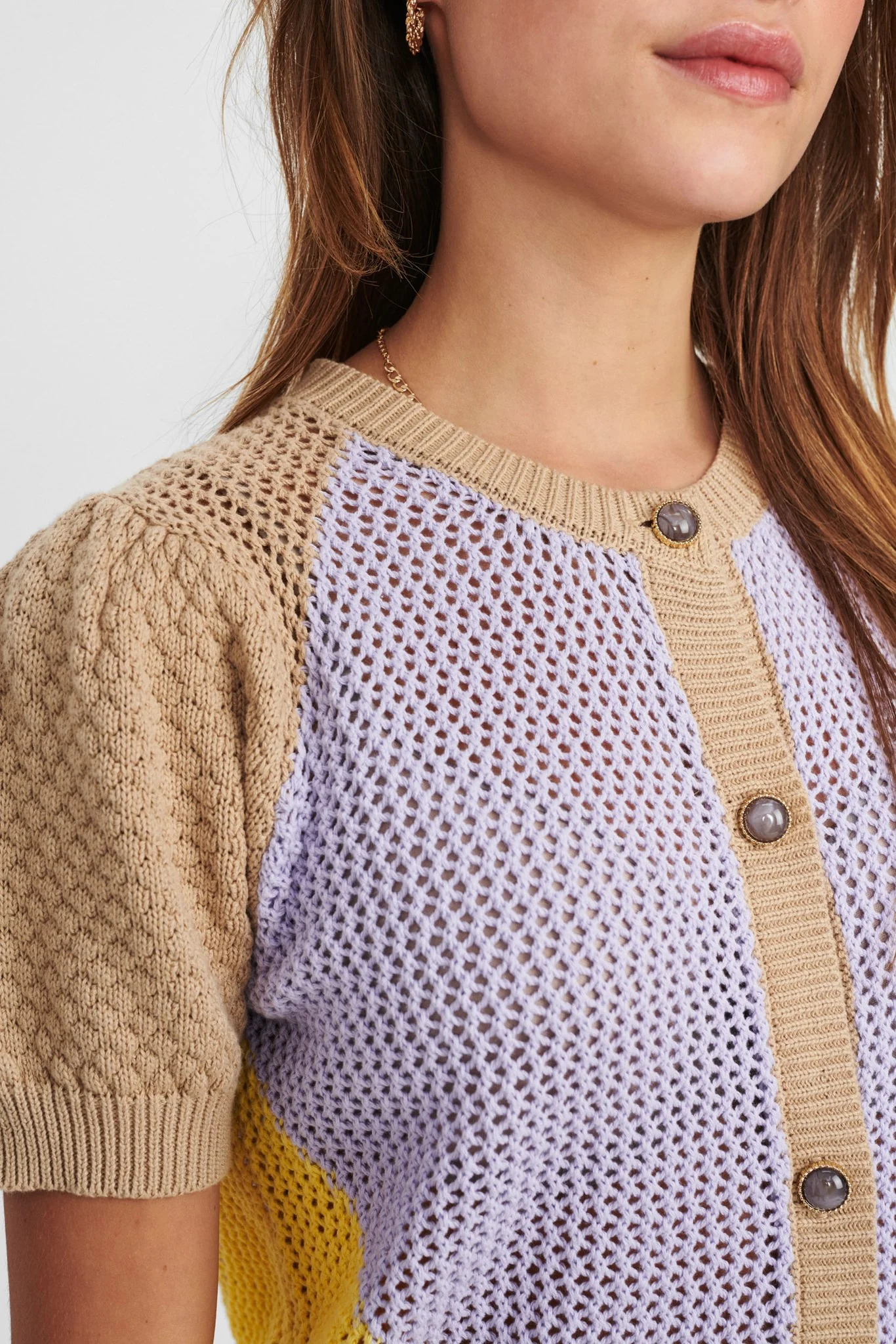 NUBIANKA CARDIGAN - Sesame - Image 4