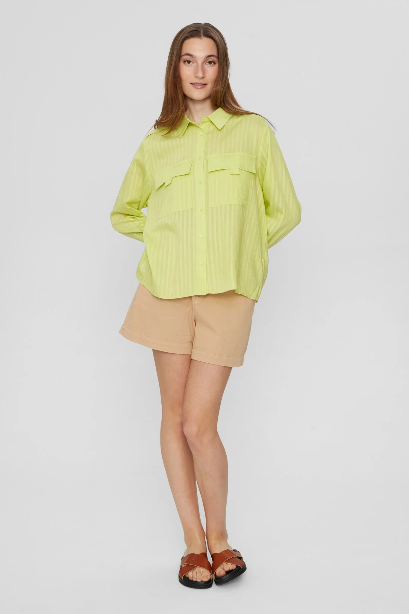 NUBILLI SHIRT - Celery Green - Image 3