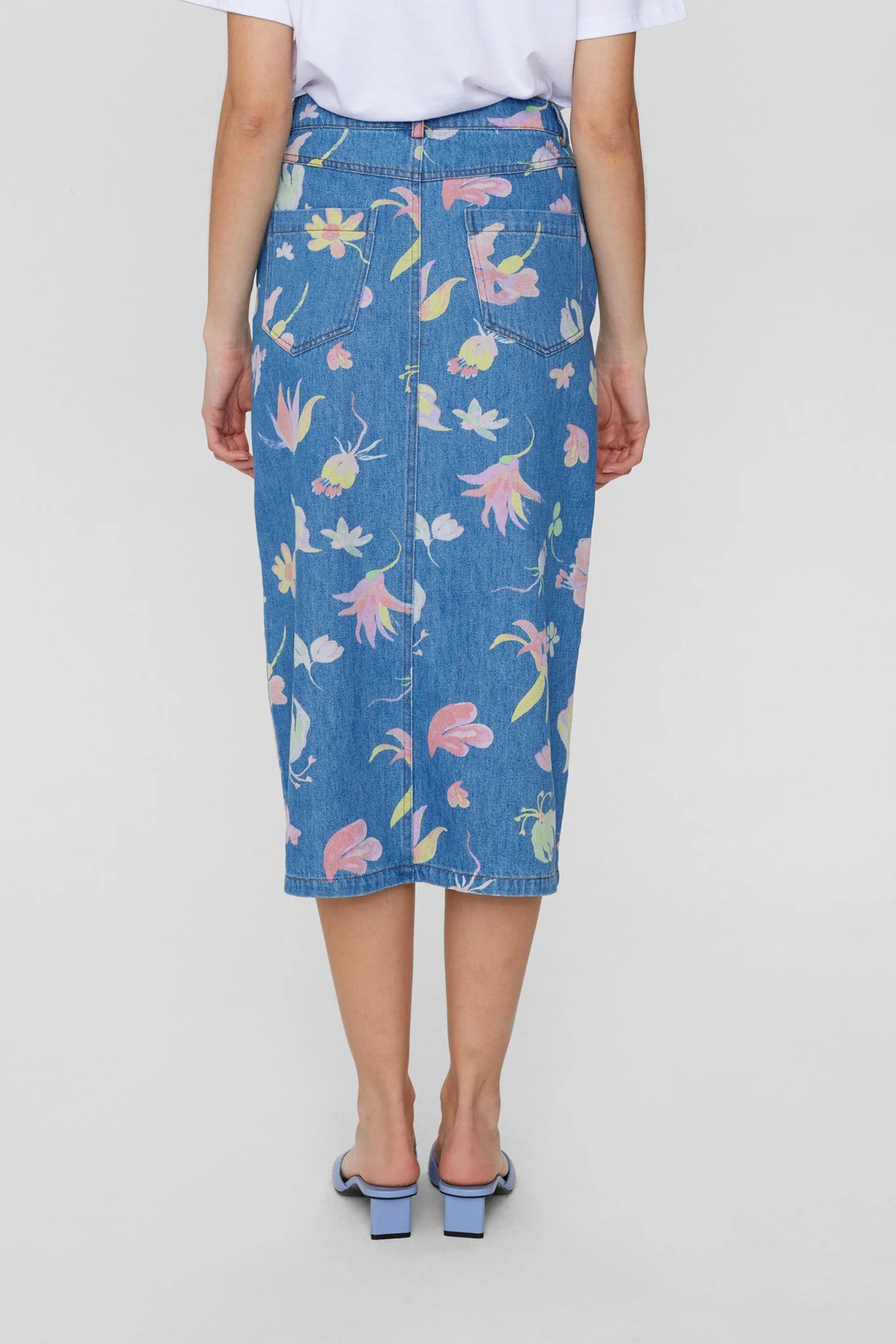 NUBILLY SKIRT - Light Blue Denim - Image 2