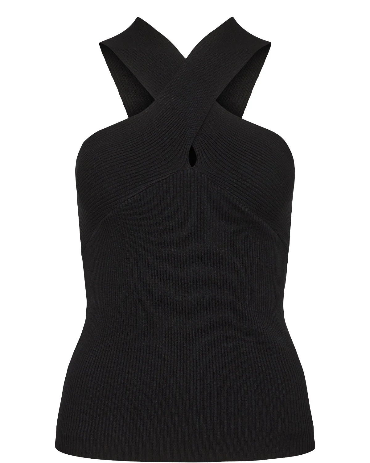NUBLANCA KNIT TOP - Caviar