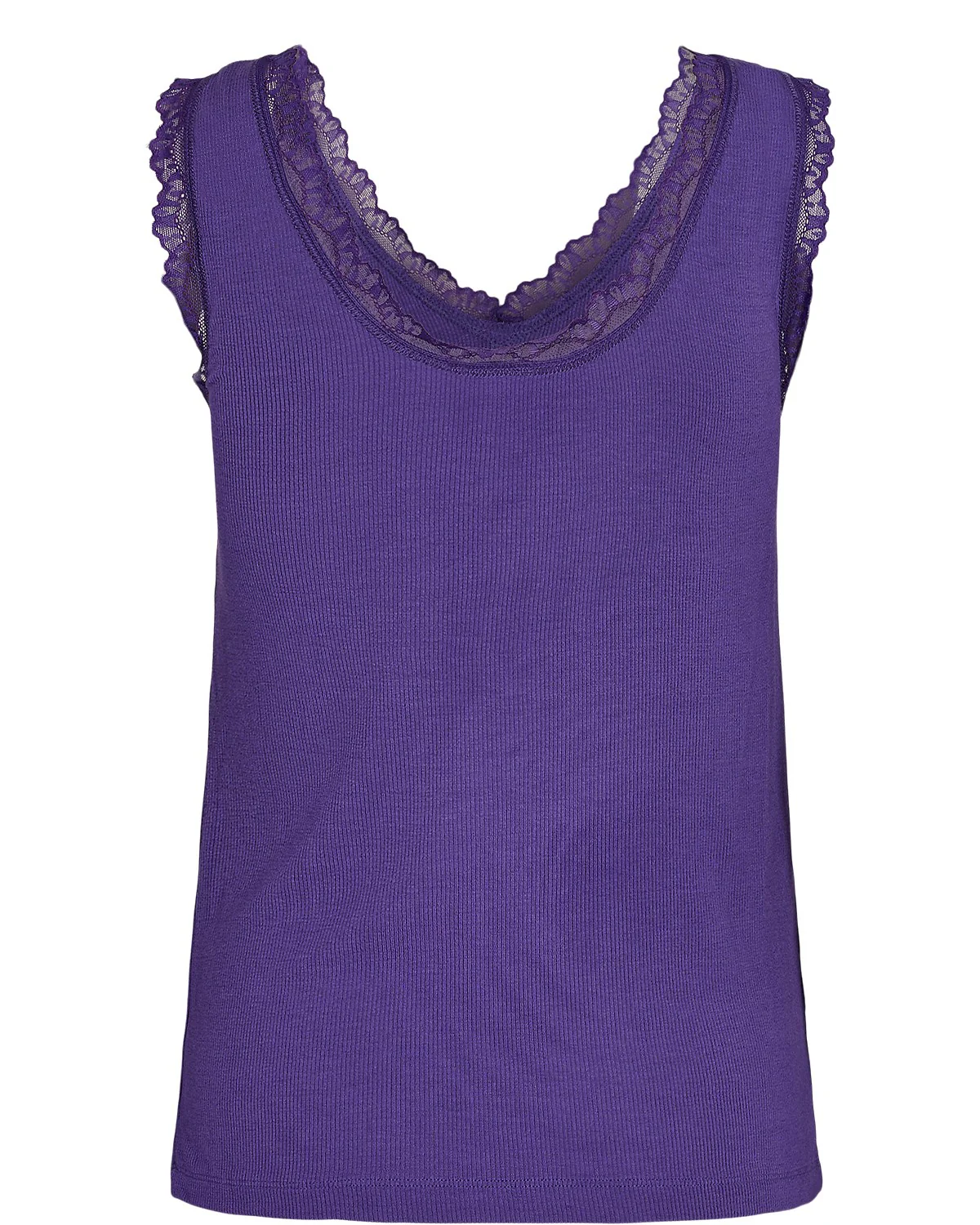 NUBOWIE LACE TOP - Tillandsia Purple - Image 2
