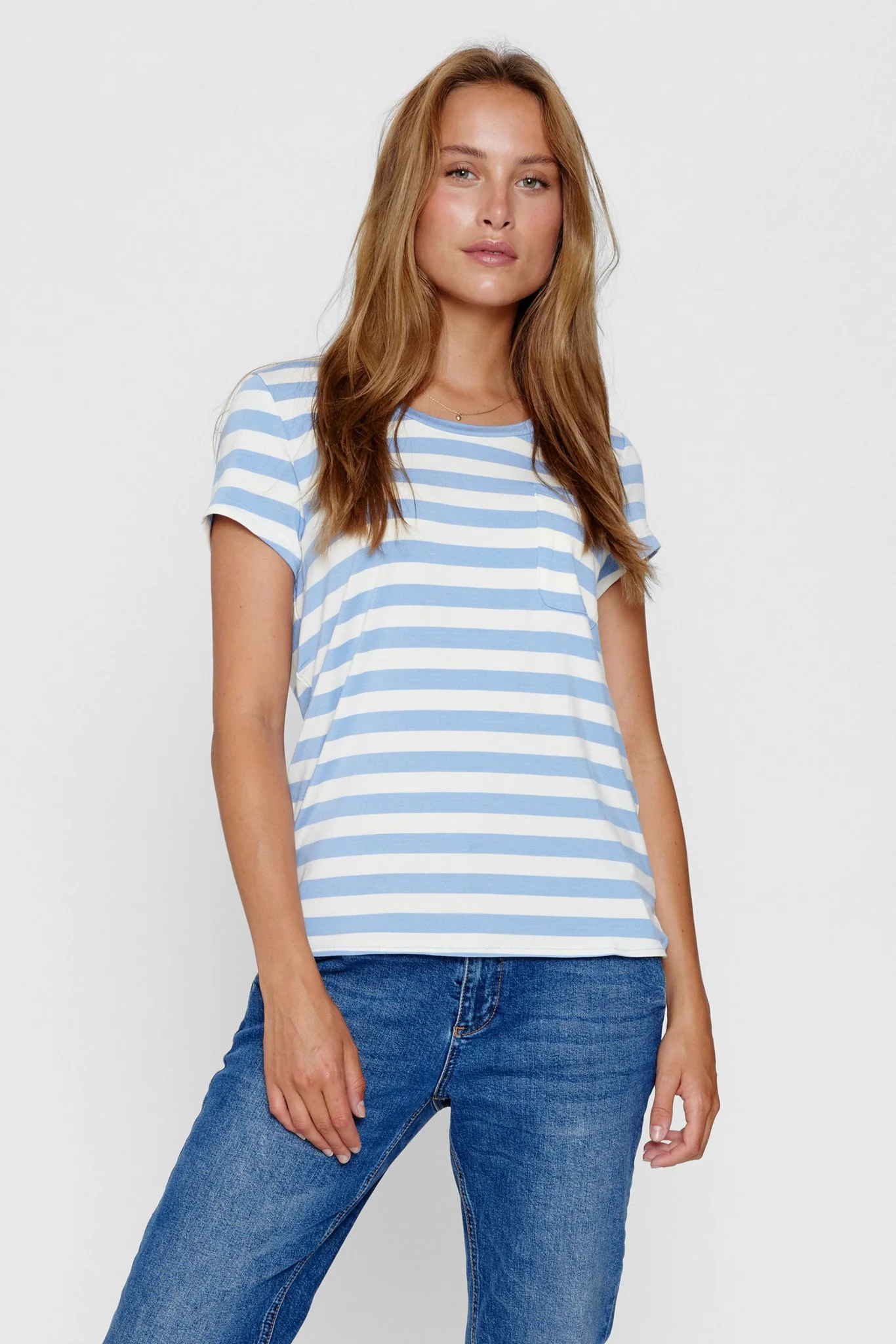NUBOWIE T-SHIRT - NOOS - Della Robbia Blue