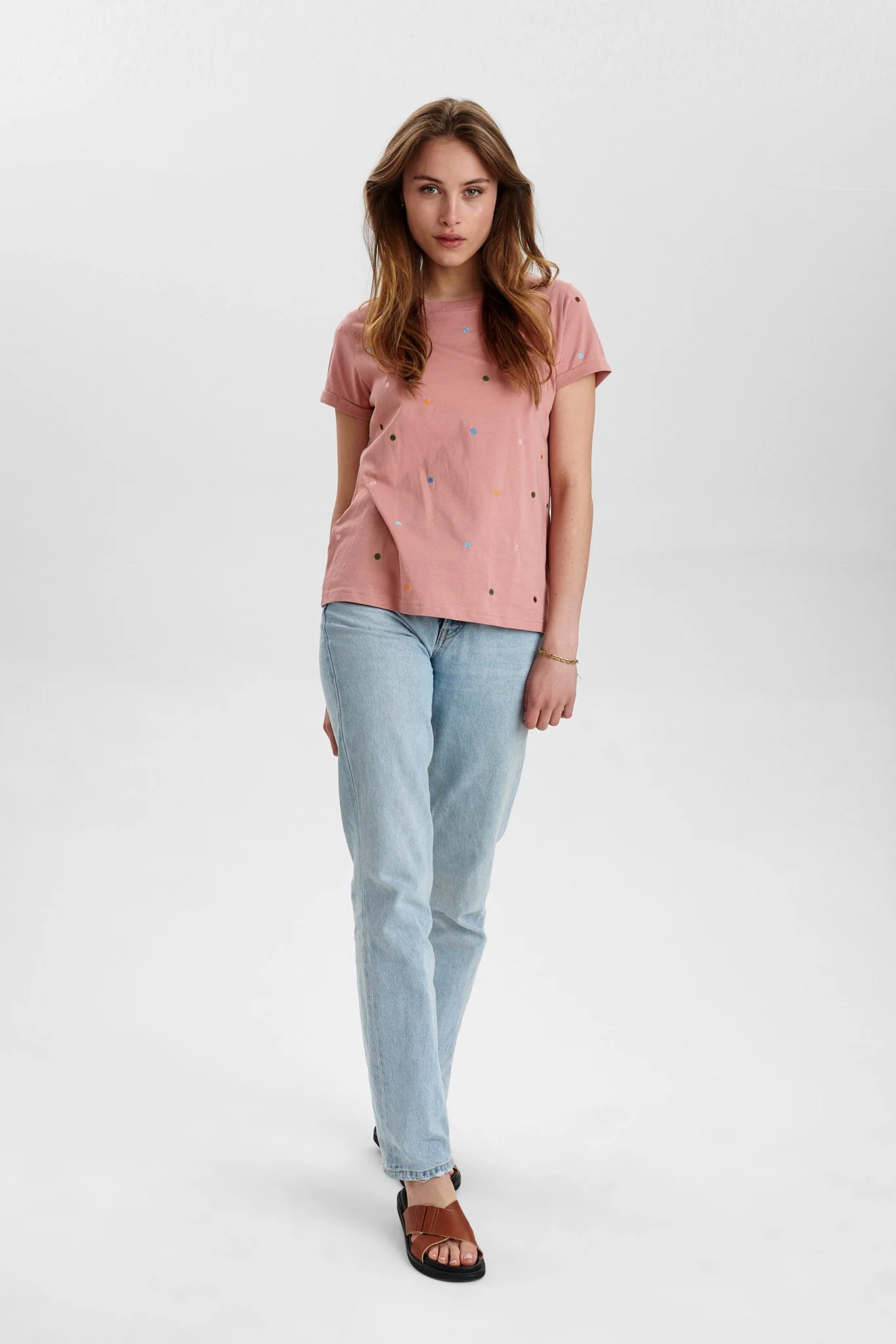 NUBRENNAN T-SHIRT - Ash Rose - Image 3