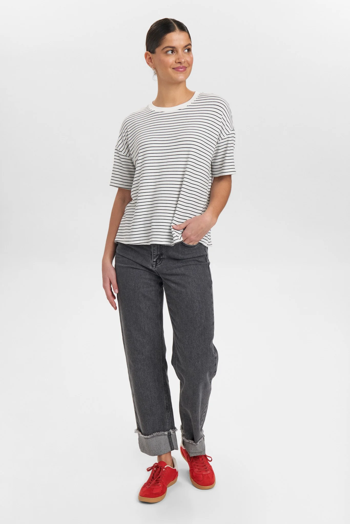 NUBRIERY T-SHIRT - Cloud Dancer - Image 3