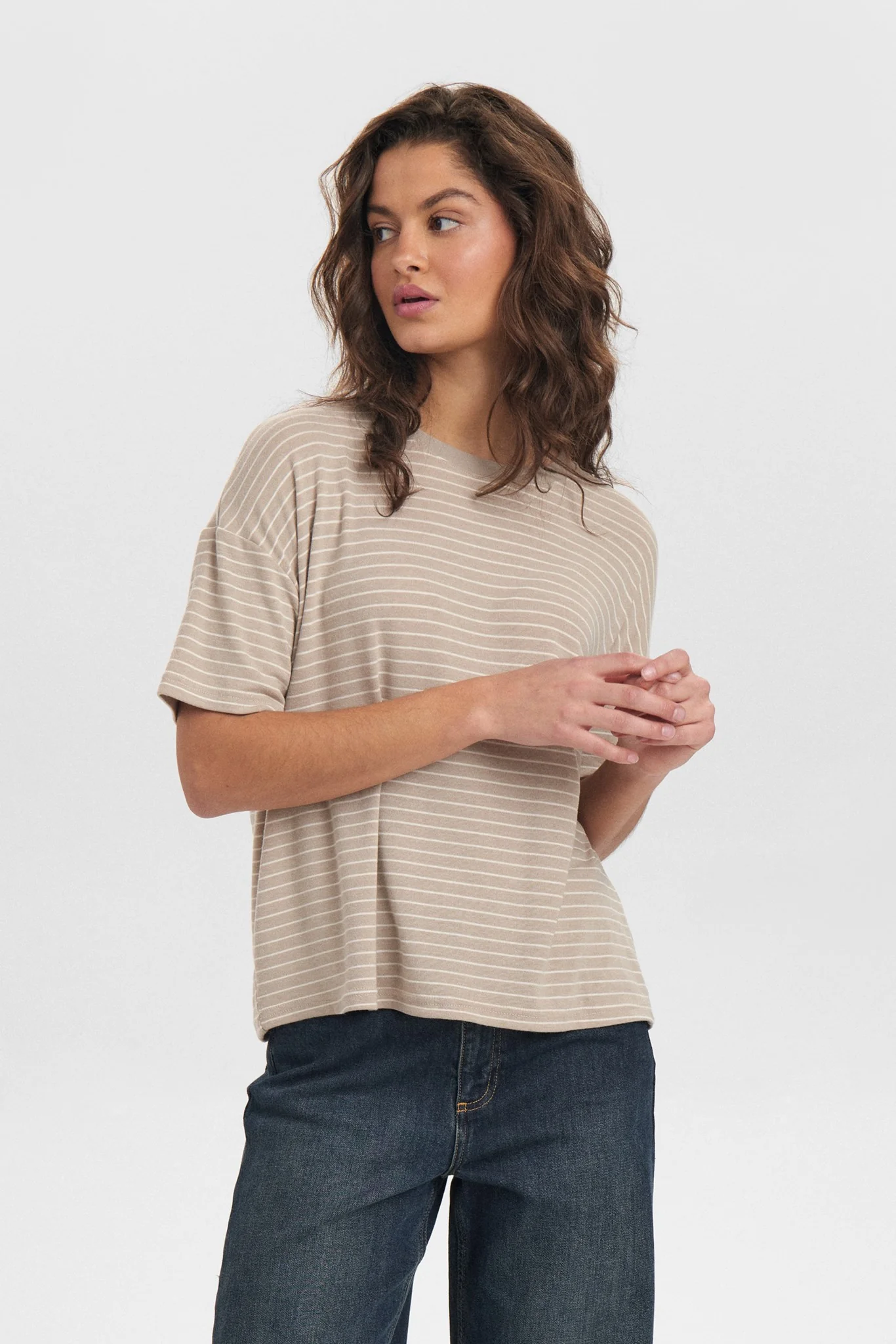 NUBRIERY T-SHIRT - Grey Morn