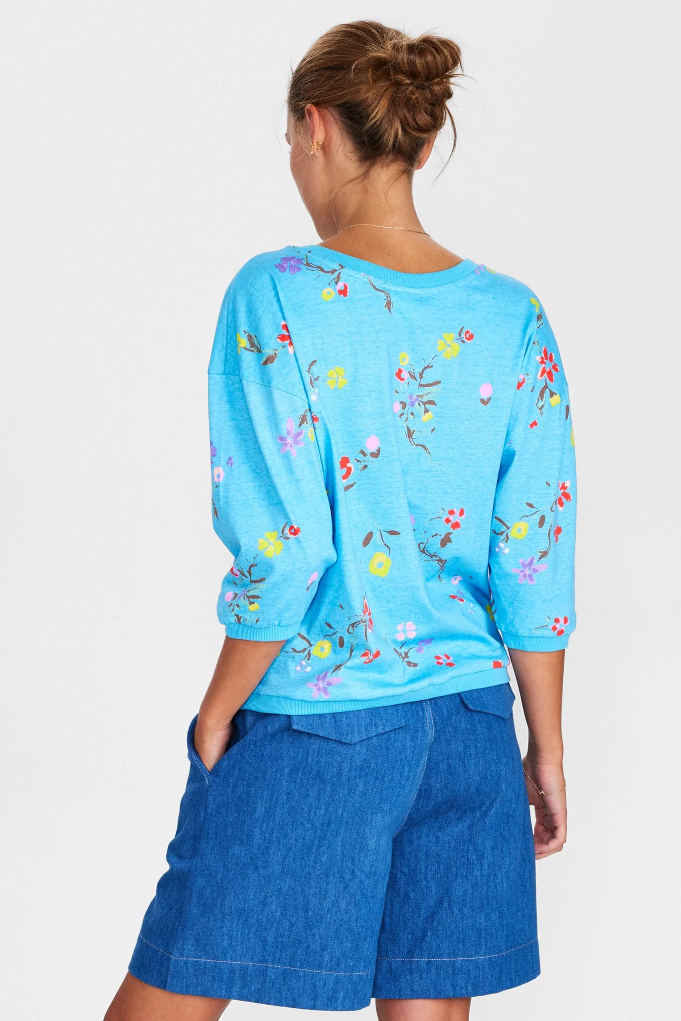 NUBRIGHED BLOUSE - GOTS - Bonnie Blue - Image 2