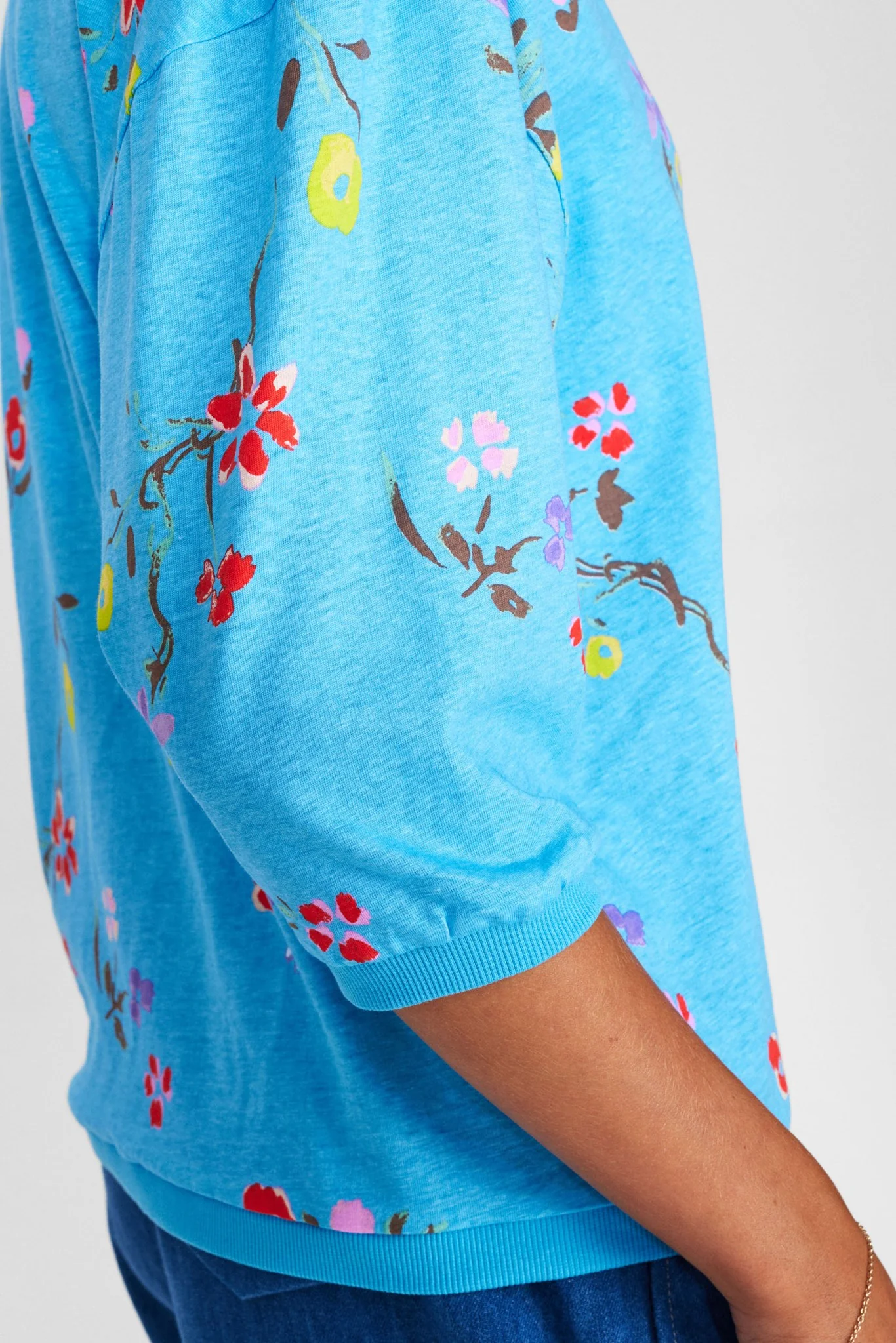 NUBRIGHED BLOUSE - GOTS - Bonnie Blue - Image 5
