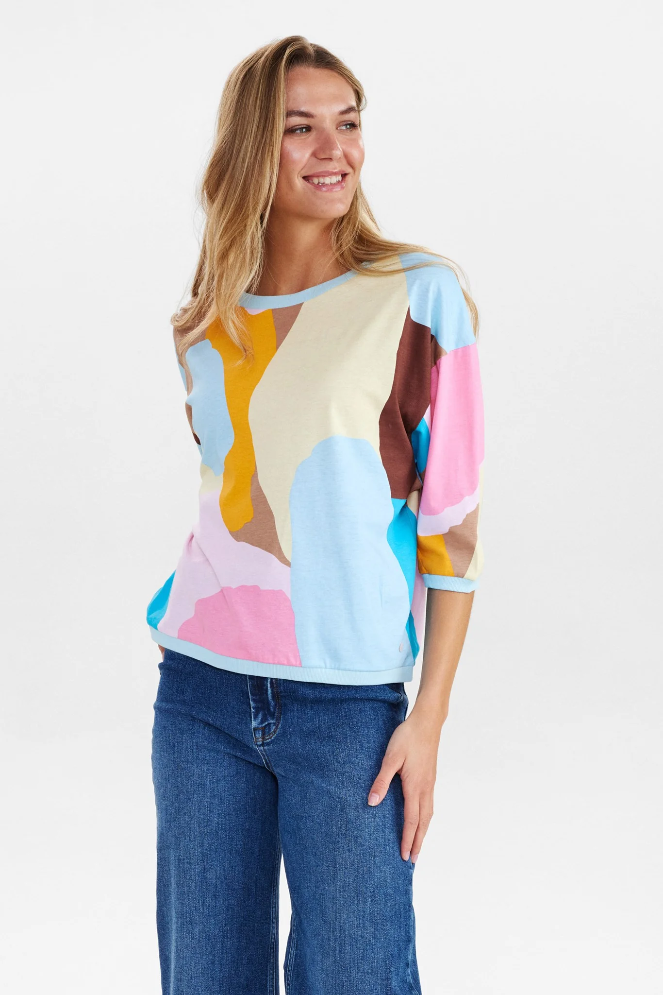 NUBRIGHED BLOUSE - GOTS - Crystal blue - Image 3