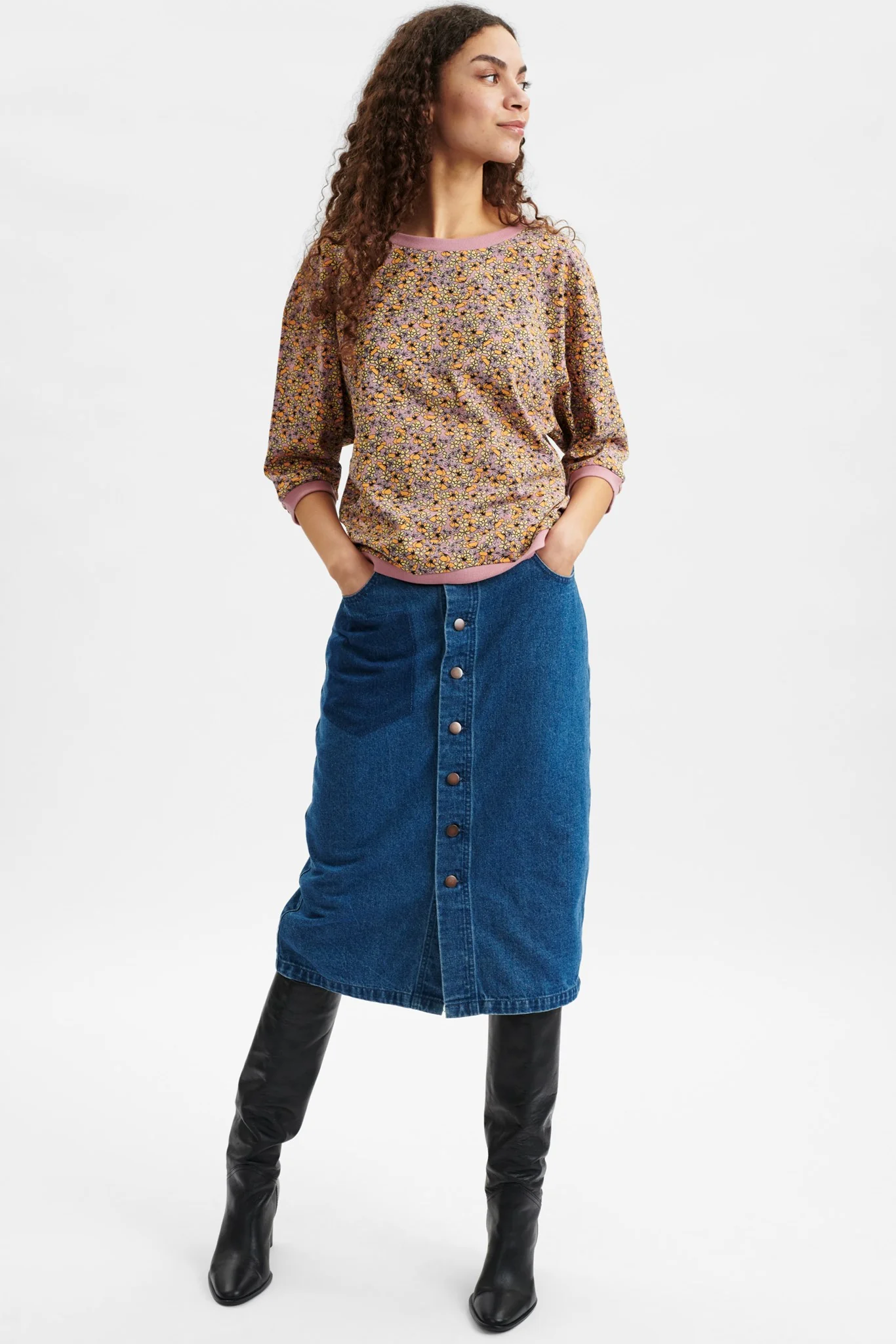 NUBRIGHED BLOUSE - Lilas - Image 3