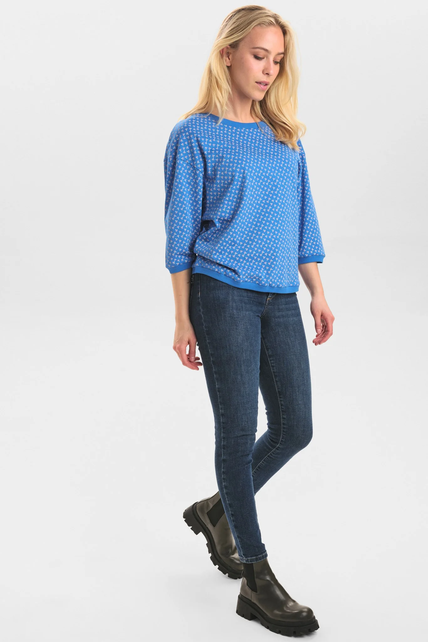 NUBRIGHED BLOUSE - Palace Blue - Image 3