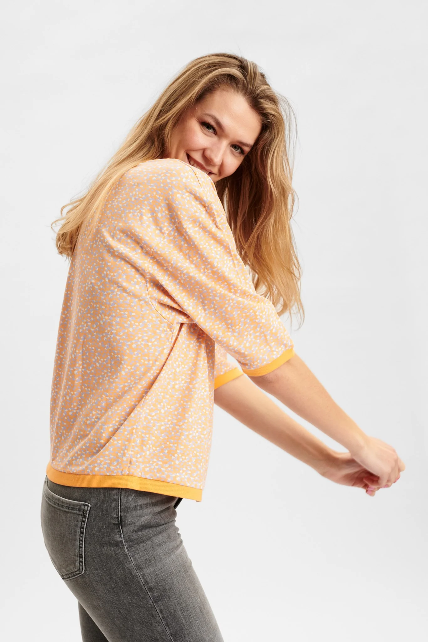 NUBRIGHED BLOUSE - Peach Cobbler - Image 6