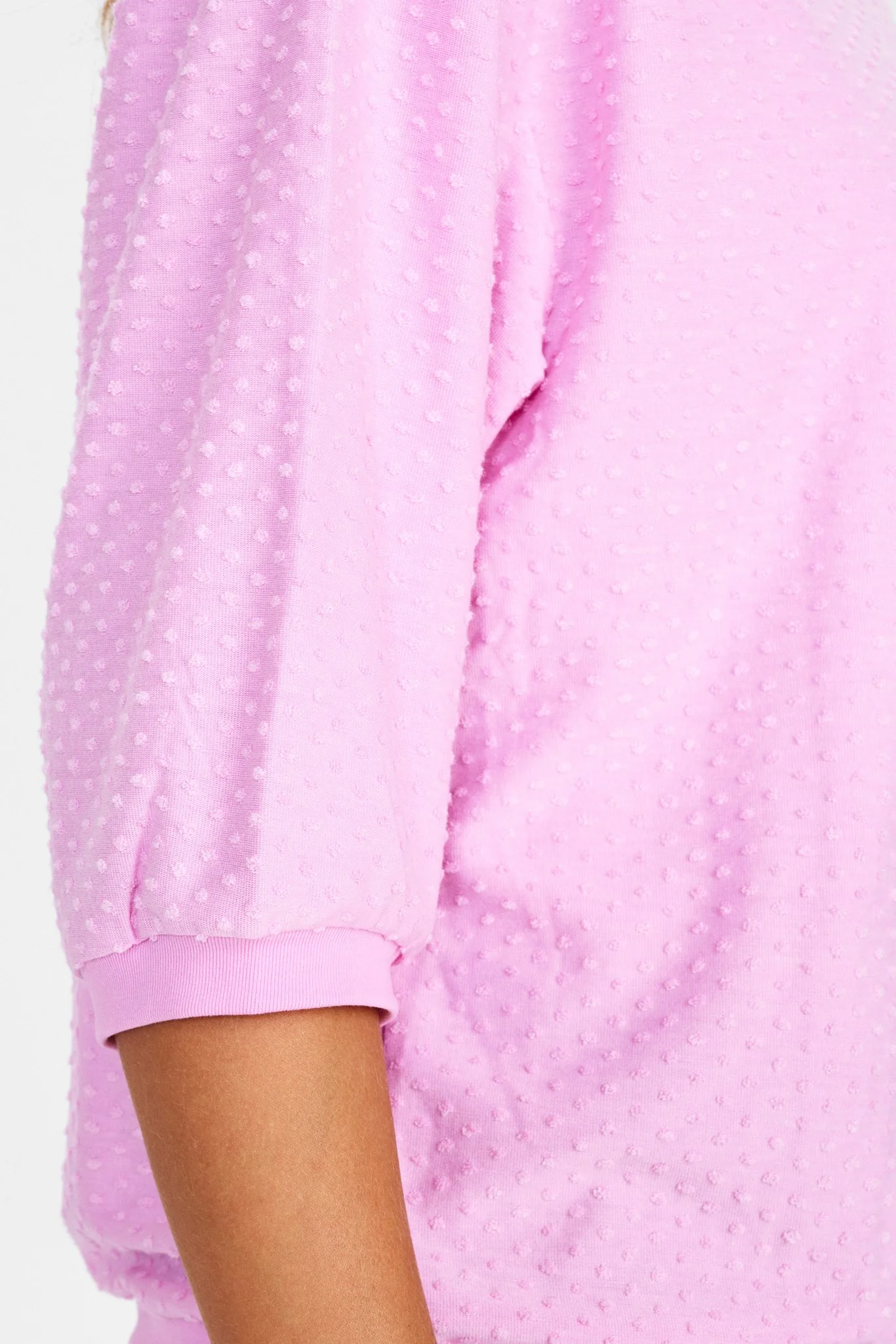 NUBRIGHED DOBBY BLOUSE - Begonia Pink - Image 5