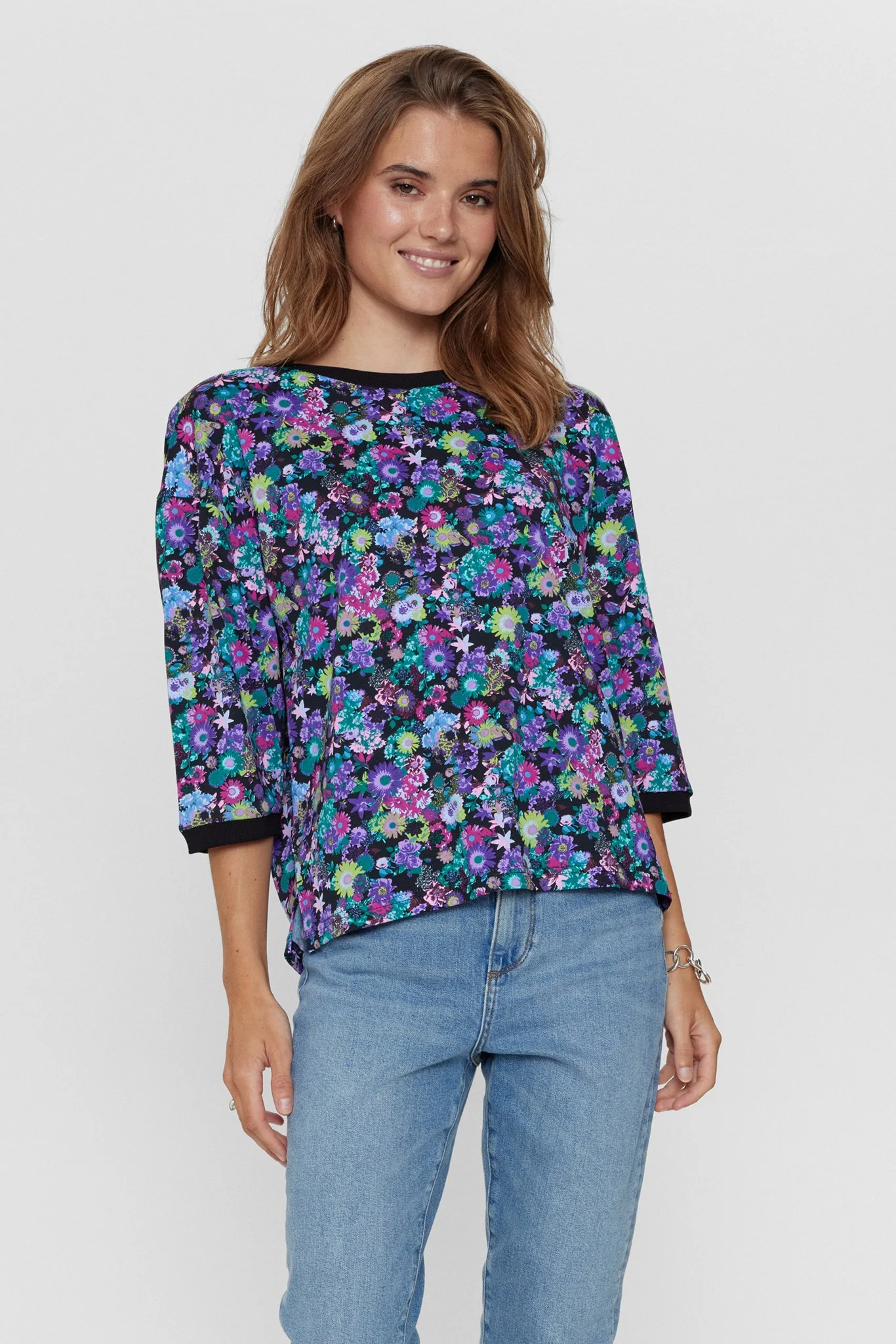 NUBRIGHED NEW BLOUSE - GOTS - Caviar