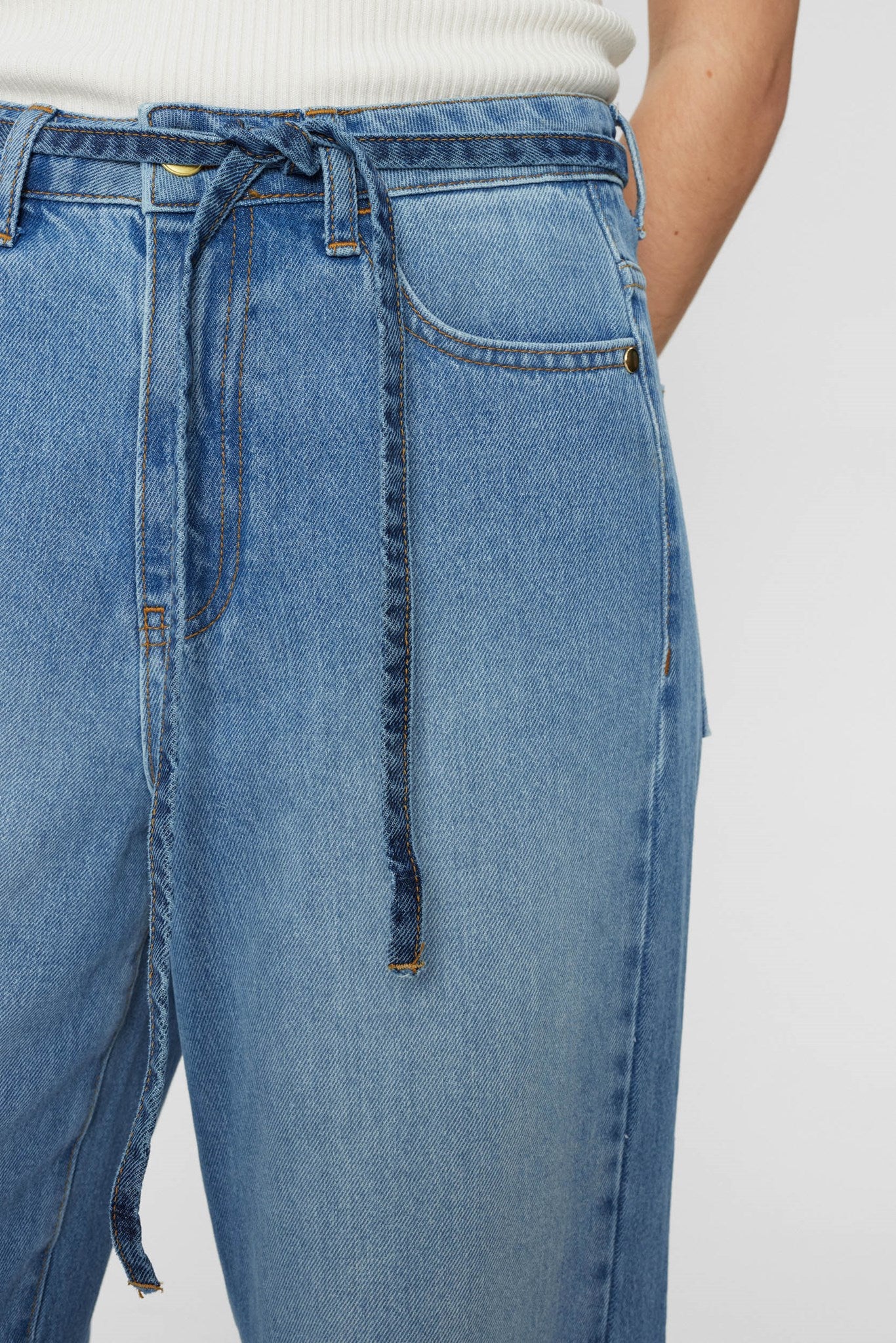 NUBROOKLYN JEANS L.BLUE - Light Blue Denim - Image 4