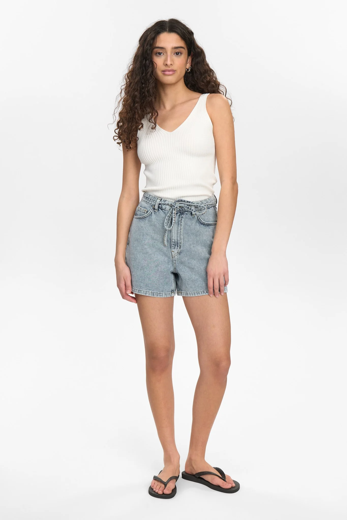NUBROOKLYN SHORTS - Light Blue Bleach - Image 3