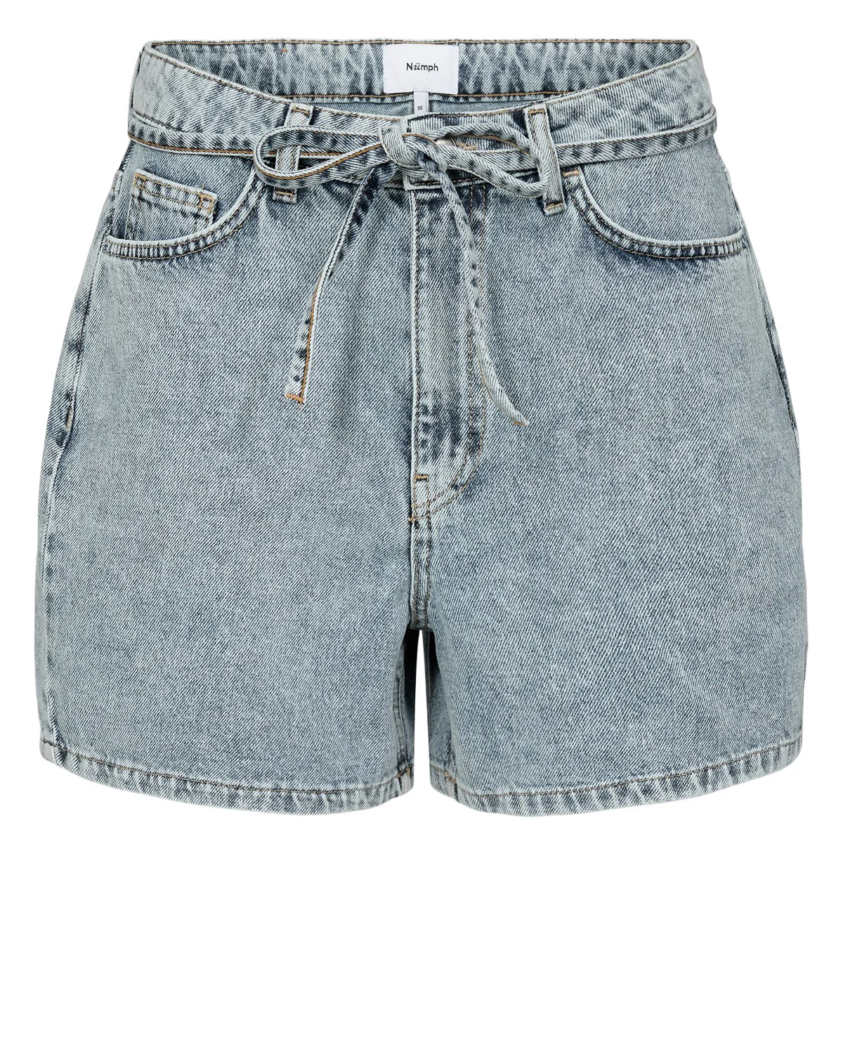 NUBROOKLYN SHORTS - Light Blue Bleach - Image 6