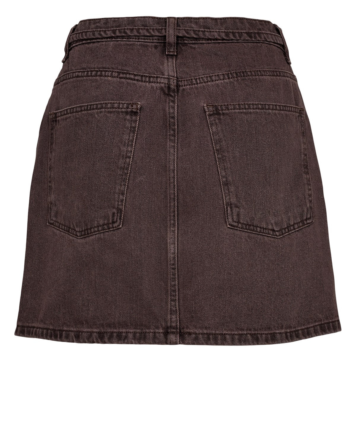 NUBROOKLYN SKIRT COLOR - Black Coffee Washed - Image 7