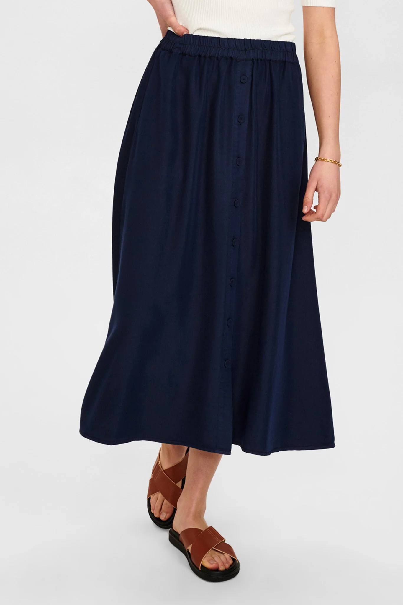 NUBROOKLYN SKIRT - Dark Sapphire