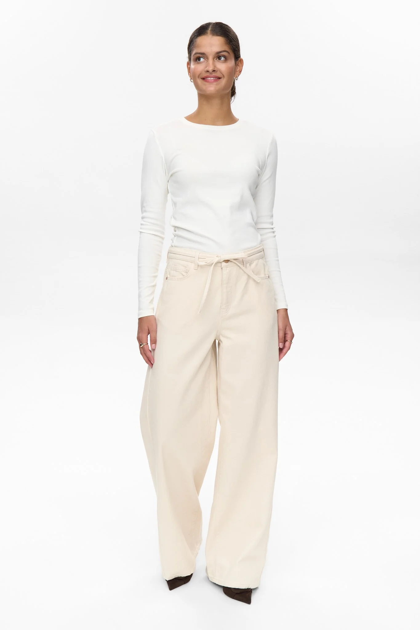 NUBROOKLYN SOLID JEANS - Nature - Image 3