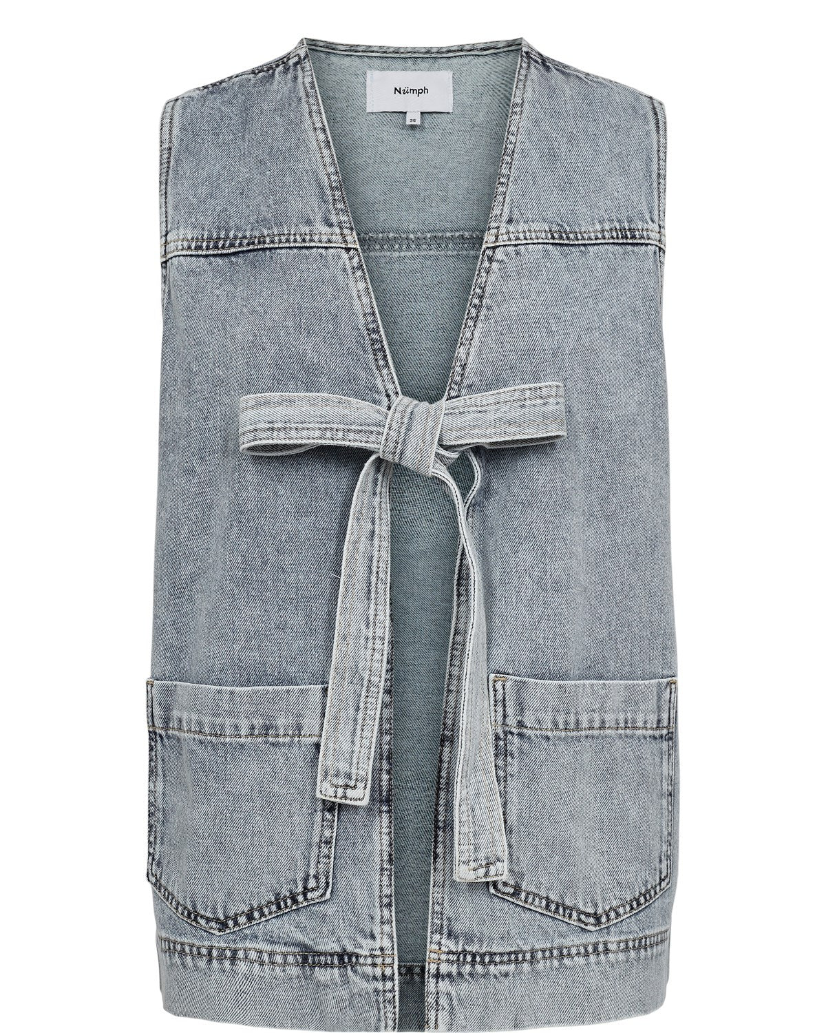 NUBROOKLYN VEST - Light Blue Bleach - Image 6