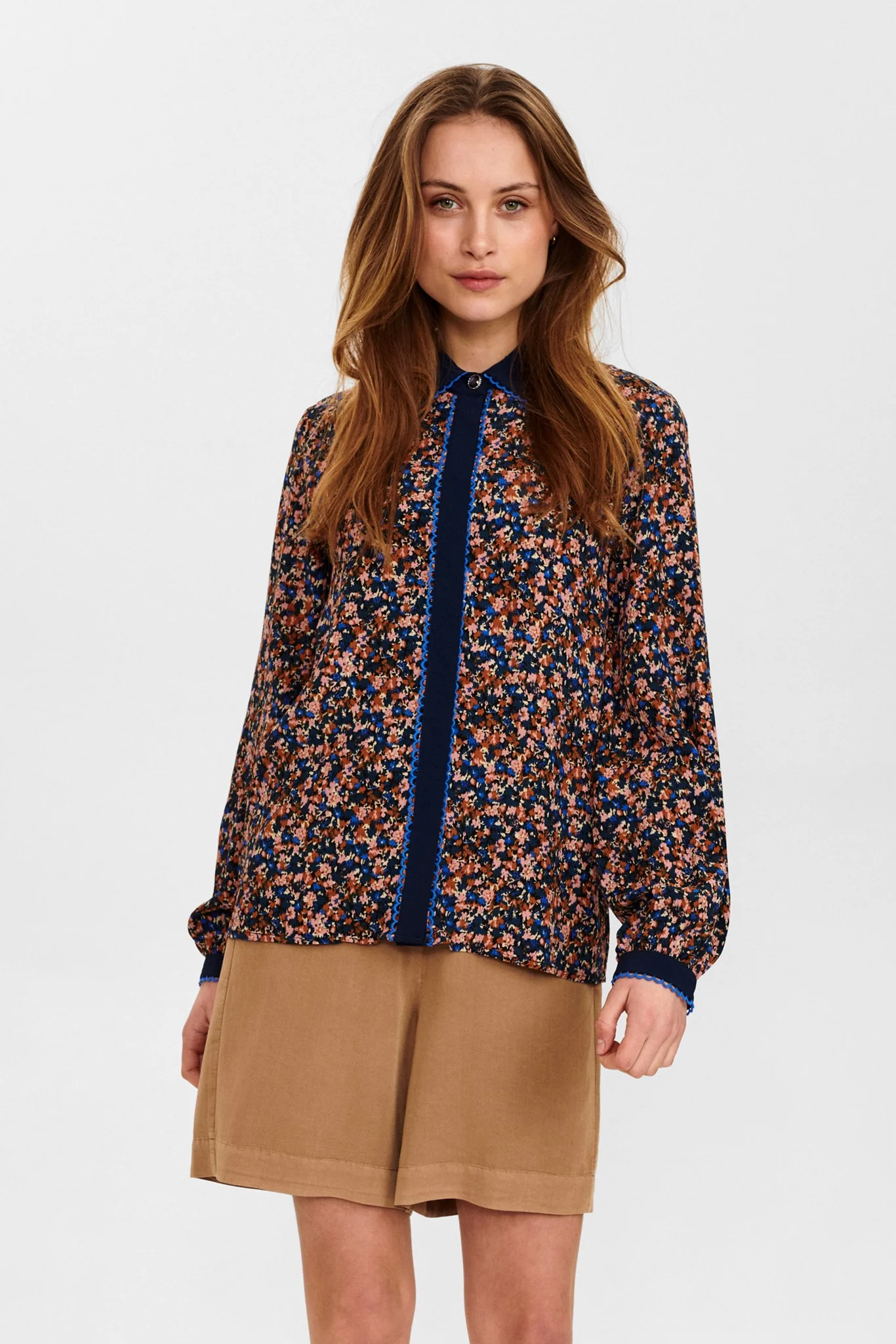 NUBRYNNA SHIRT - Dazzling Blue