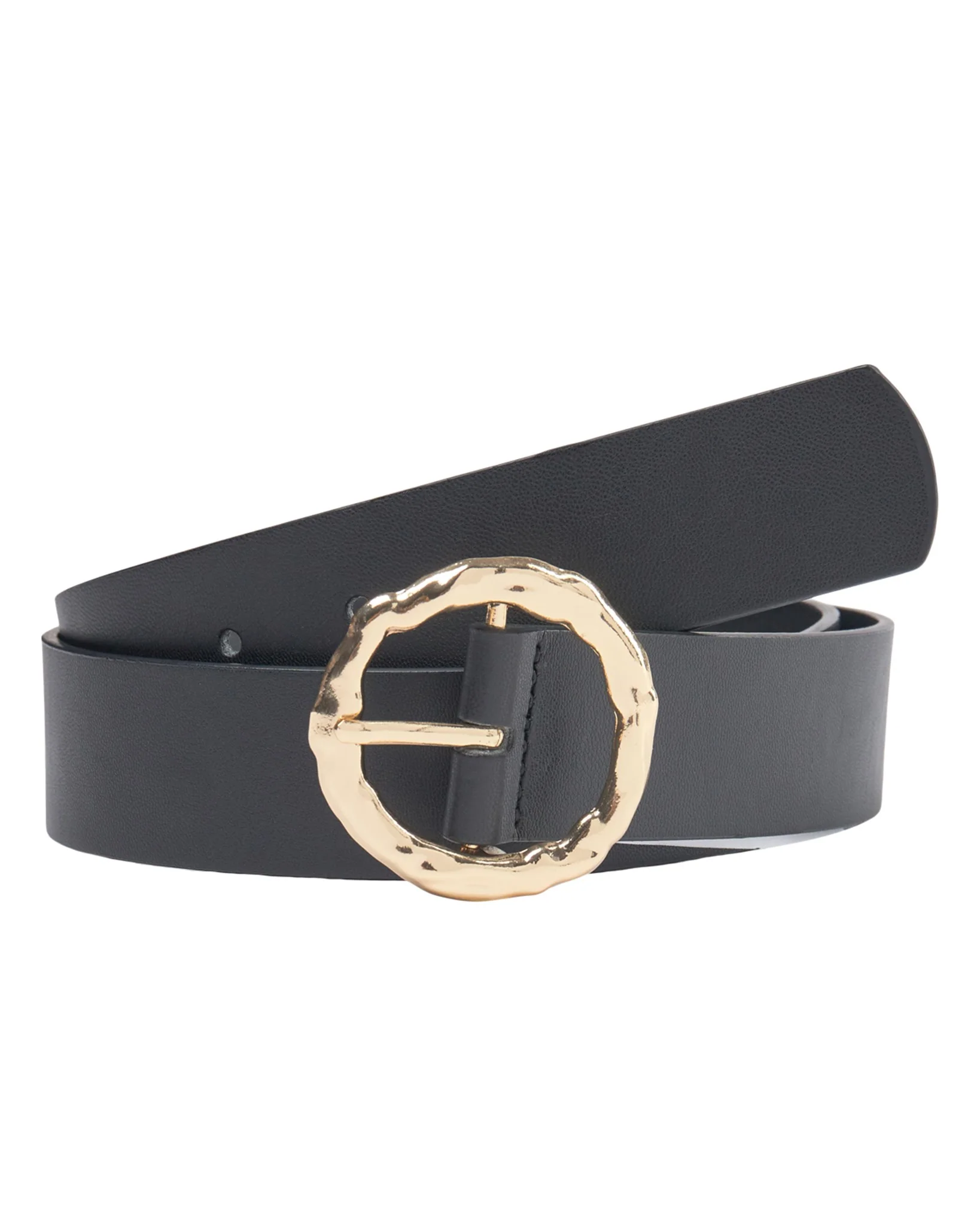 NUBUCKLE BELT - Caviar