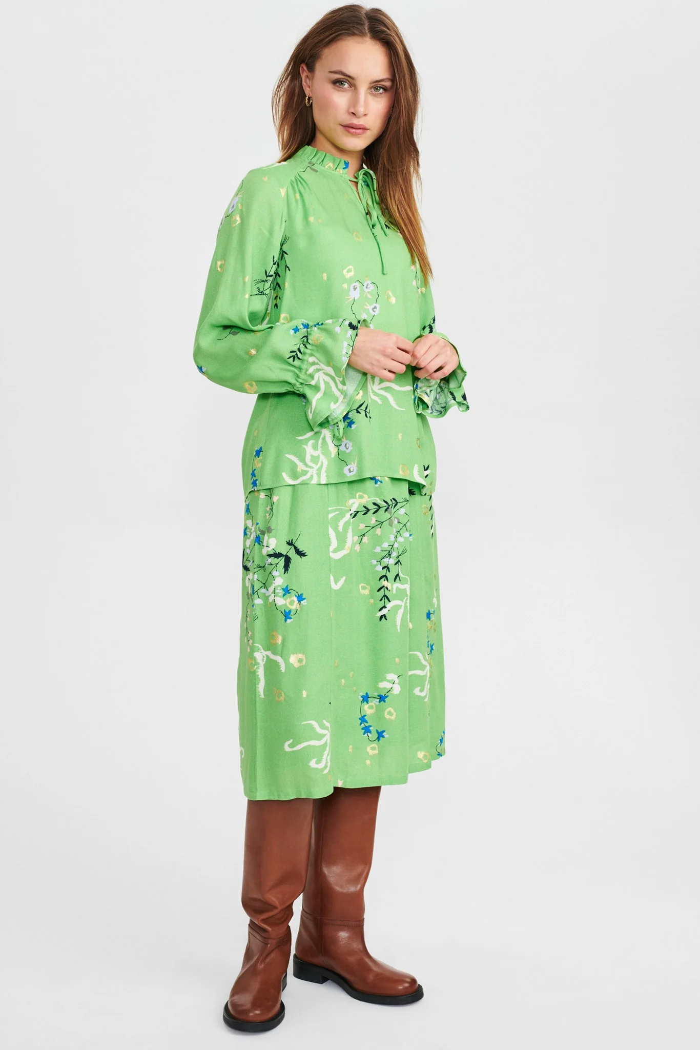 NUCADEAU BLOUSE - Foliage - Image 3