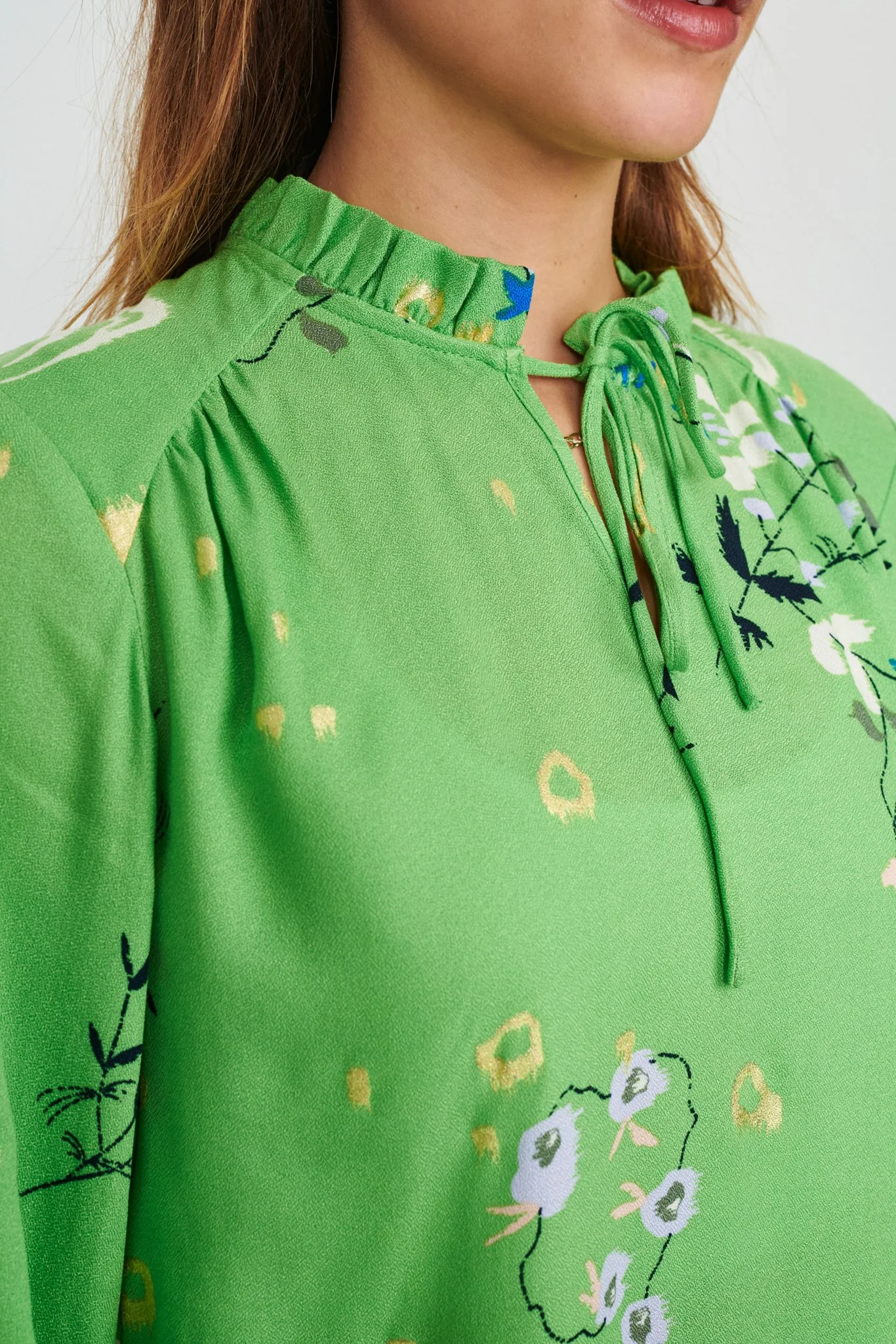 NUCADEAU BLOUSE - Foliage - Image 4