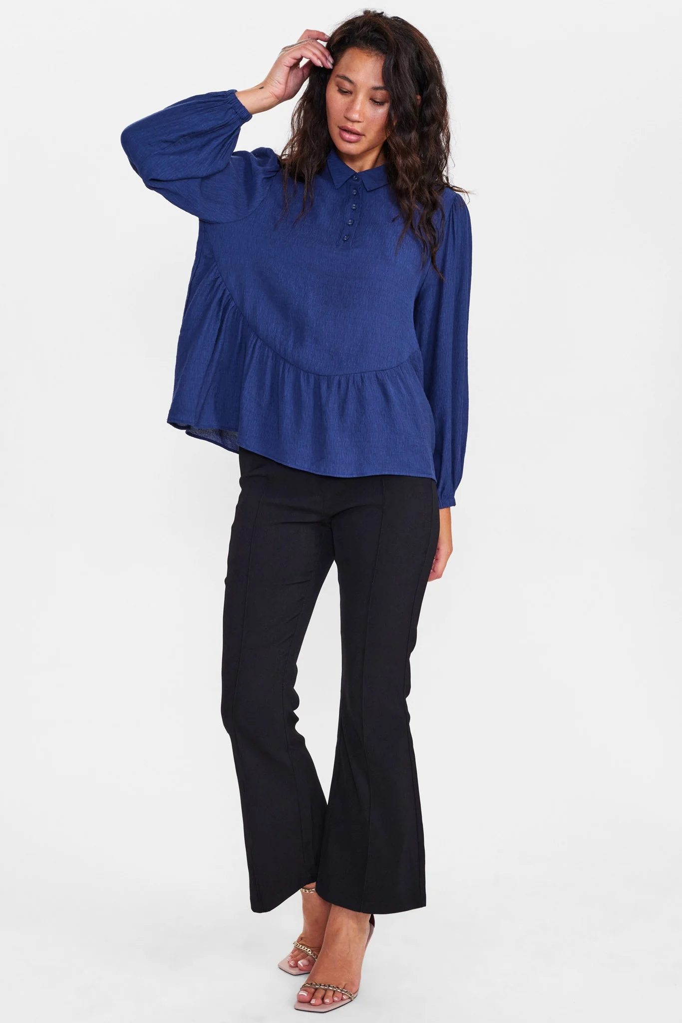 NUCALTINE BLOUSE - Dark Sapphire - Image 3