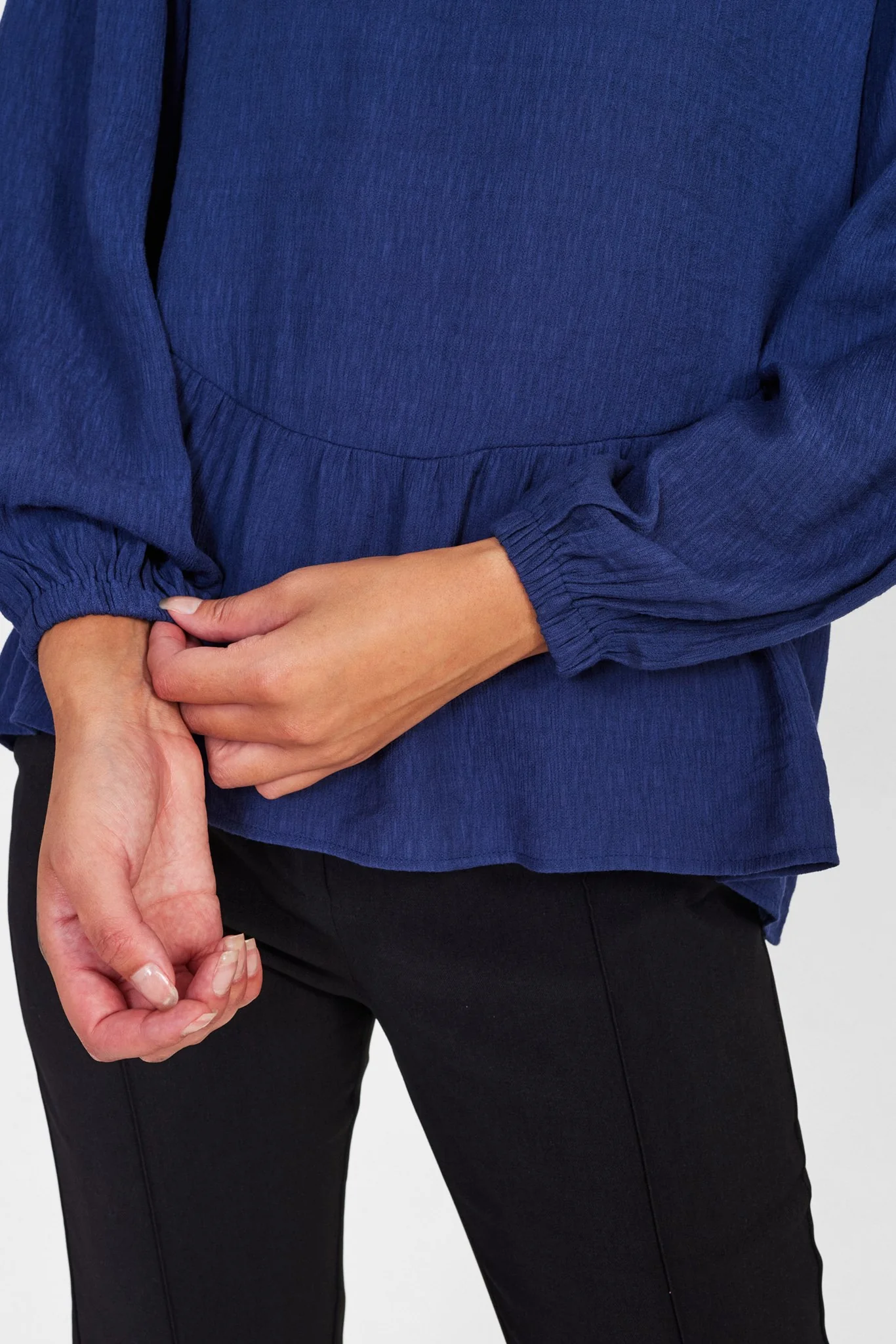 NUCALTINE BLOUSE - Dark Sapphire - Image 4