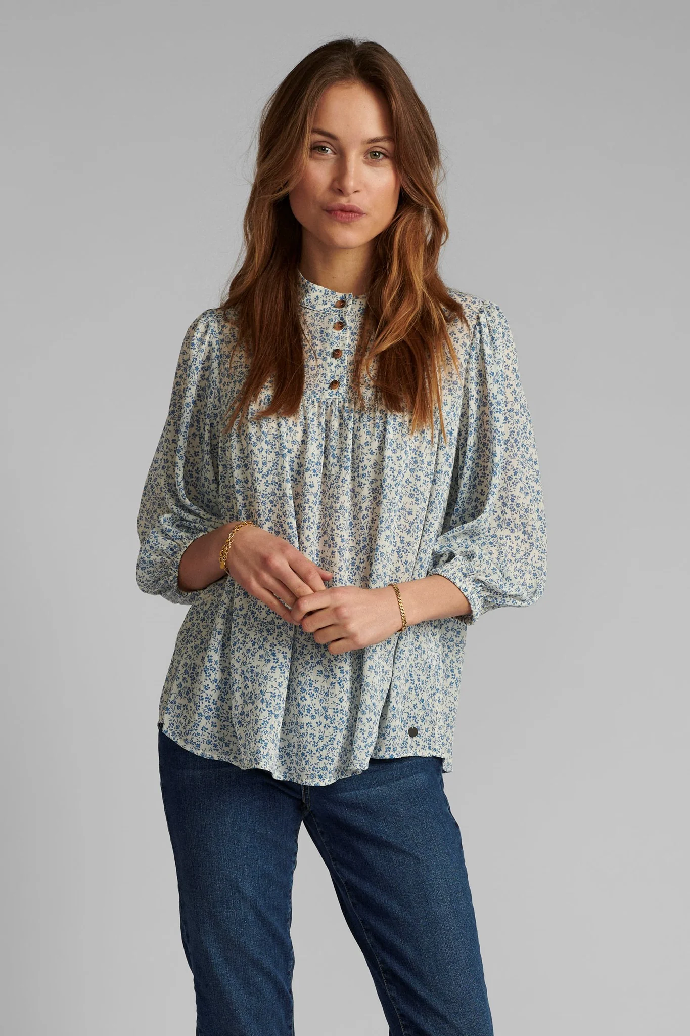 NUCALTUM SHIRT - Wedgewood