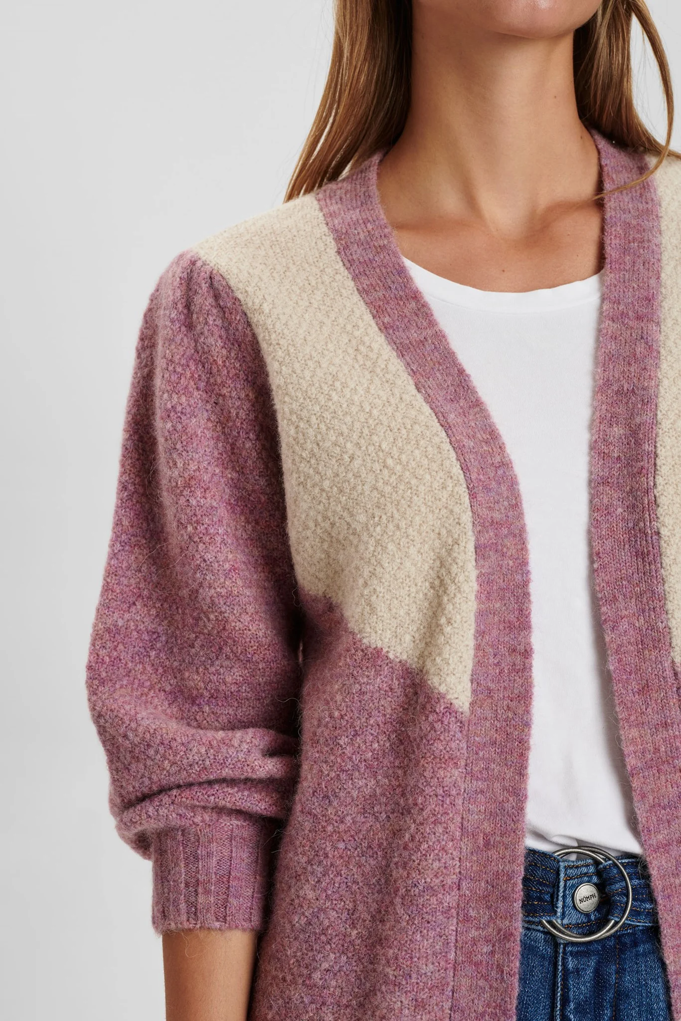NUCALYPSO CARDIGAN - Chalk Pink - Image 4