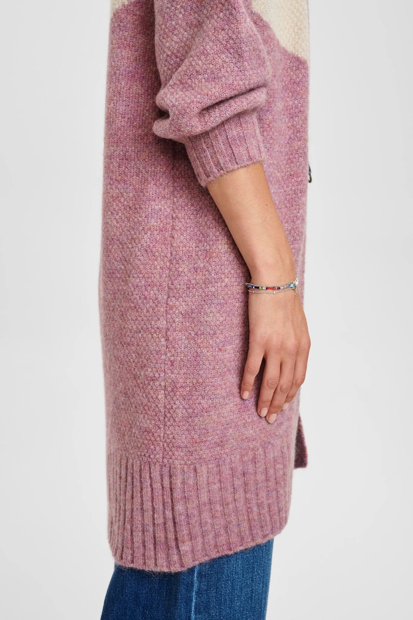 NUCALYPSO CARDIGAN - Chalk Pink - Image 5