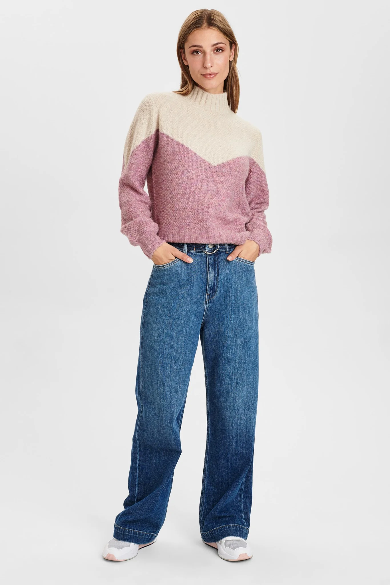 NUCALYPSO PULLOVER LS - Chalk Pink - Image 3