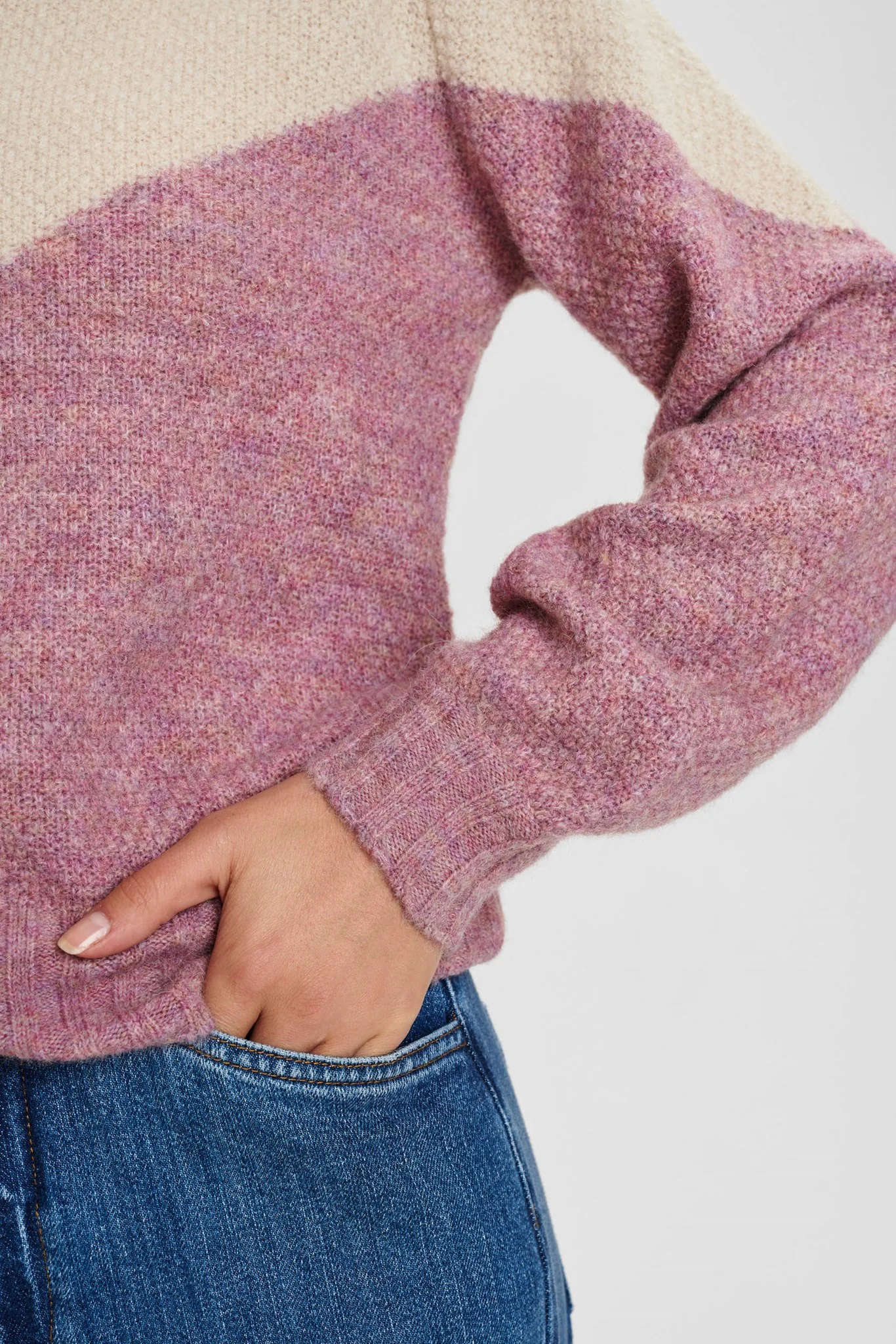 NUCALYPSO PULLOVER LS - Chalk Pink - Image 5