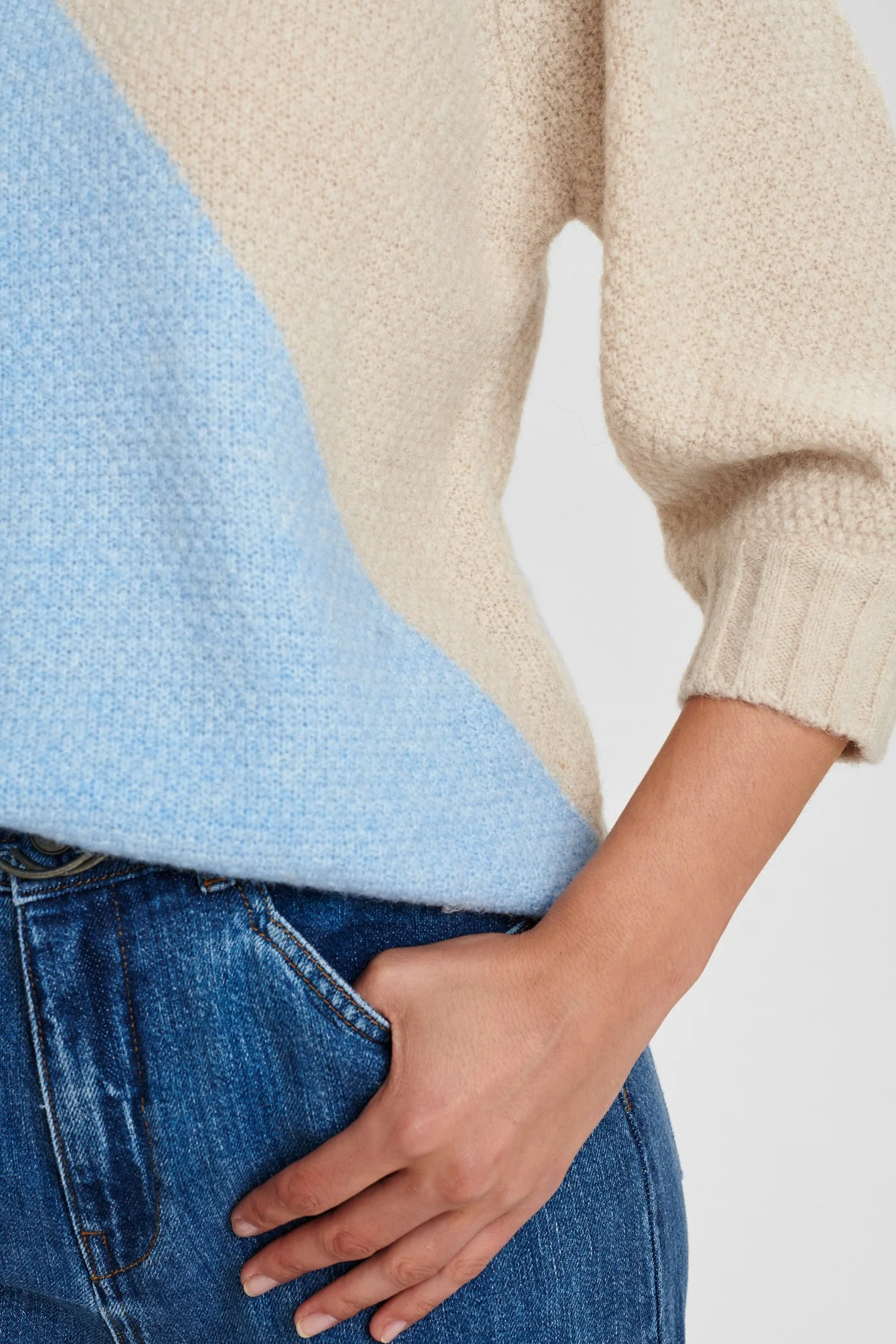 NUCALYPSO PULLOVER SS - Cashmere Blue - Image 5