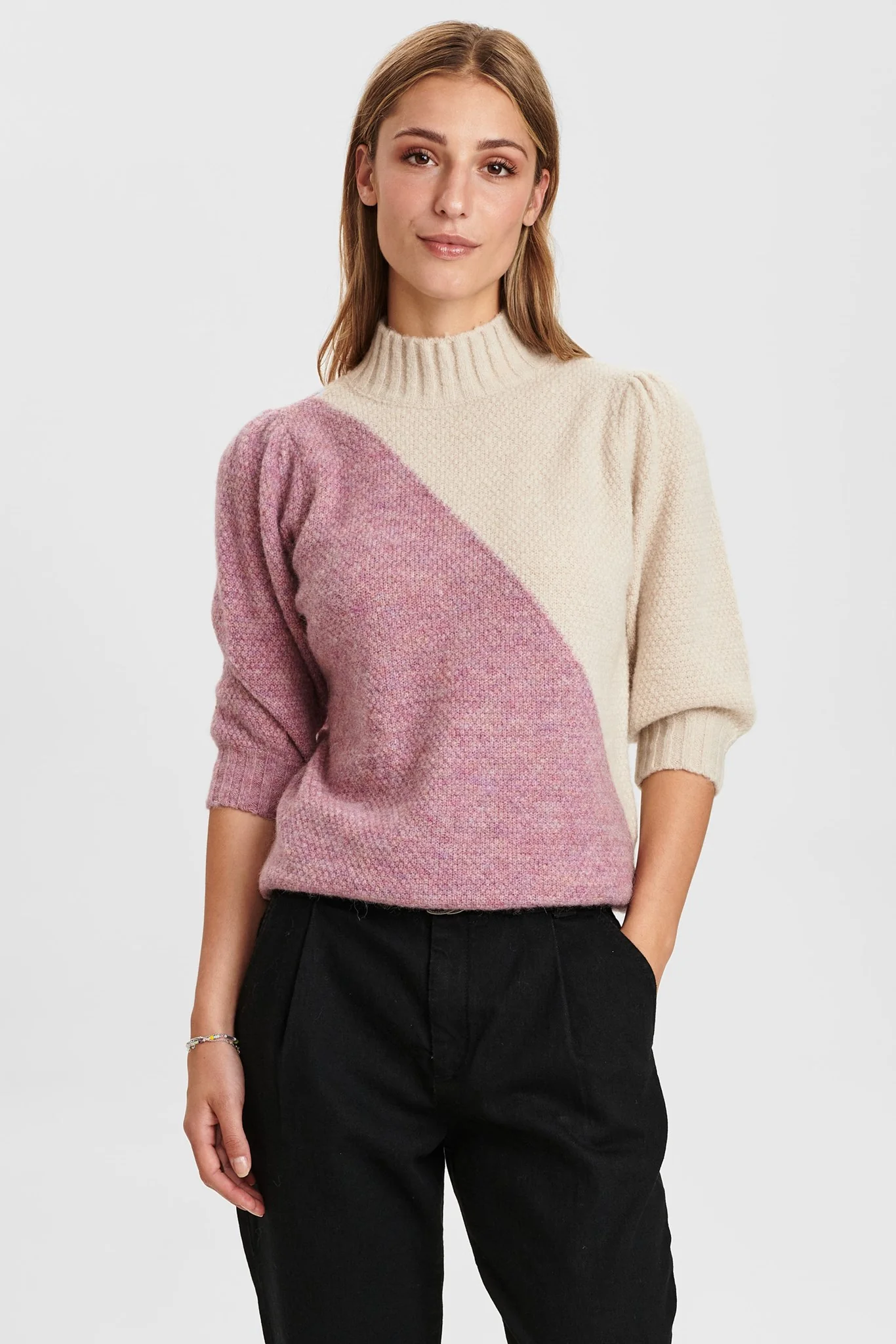 NUCALYPSO PULLOVER SS - Chalk Pink