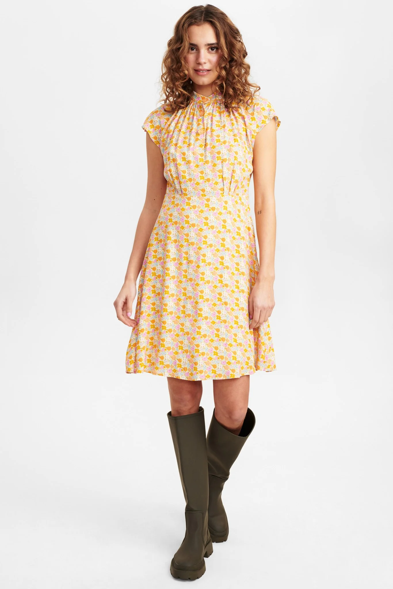 NUCAMBELL DRESS - Popcorn - Image 3