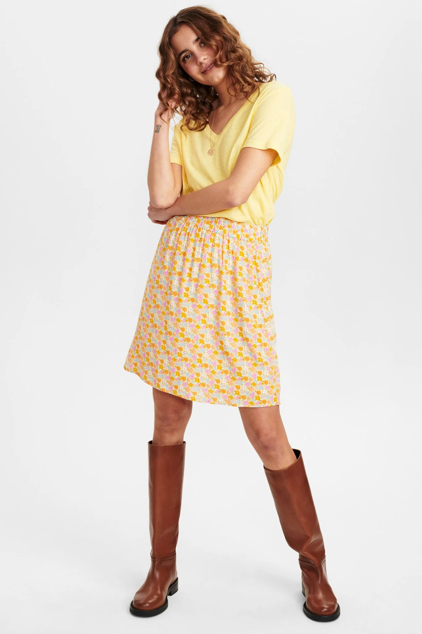 NUCAMBELL SKIRT - Popcorn - Image 3