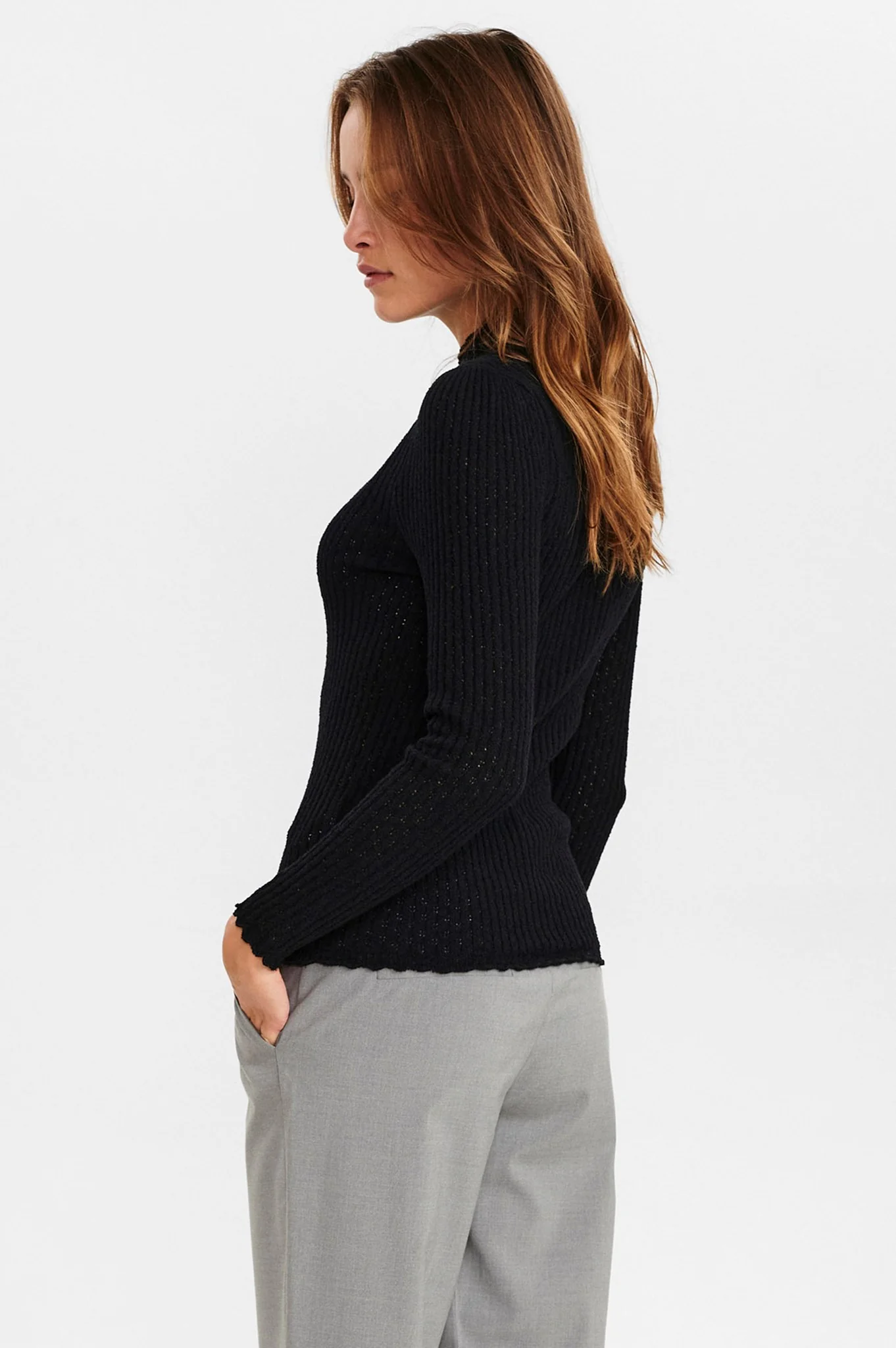 NUCAMBRIA PULLOVER LS - Caviar - Image 2