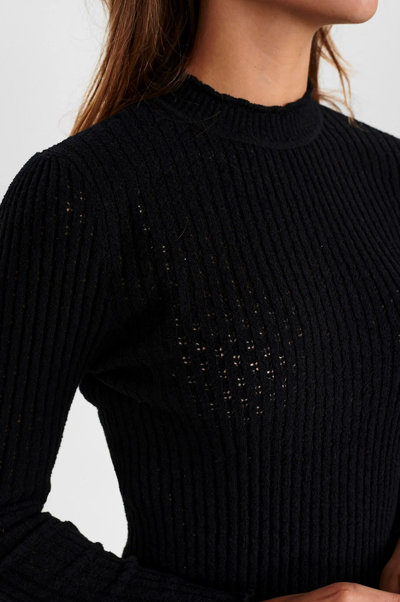 NUCAMBRIA PULLOVER LS - Caviar - Image 4