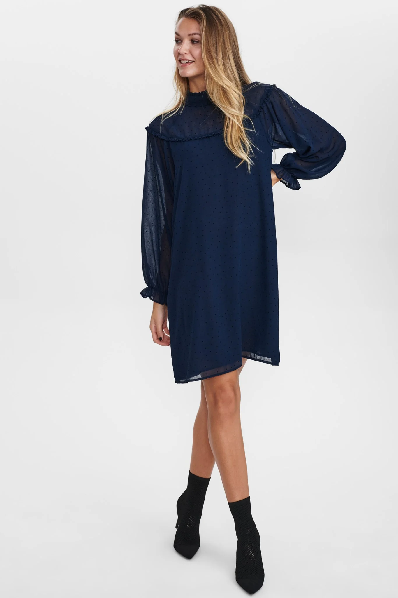 NUCAMBRIE DRESS - Dark Sapphire - Image 3