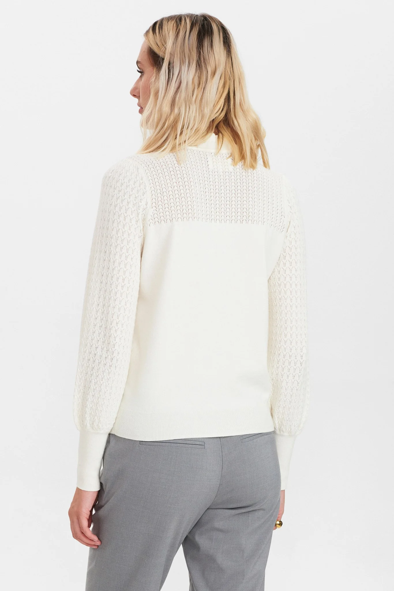 NUCAMELA HIGH NECK - Cloud Dancer - Image 2