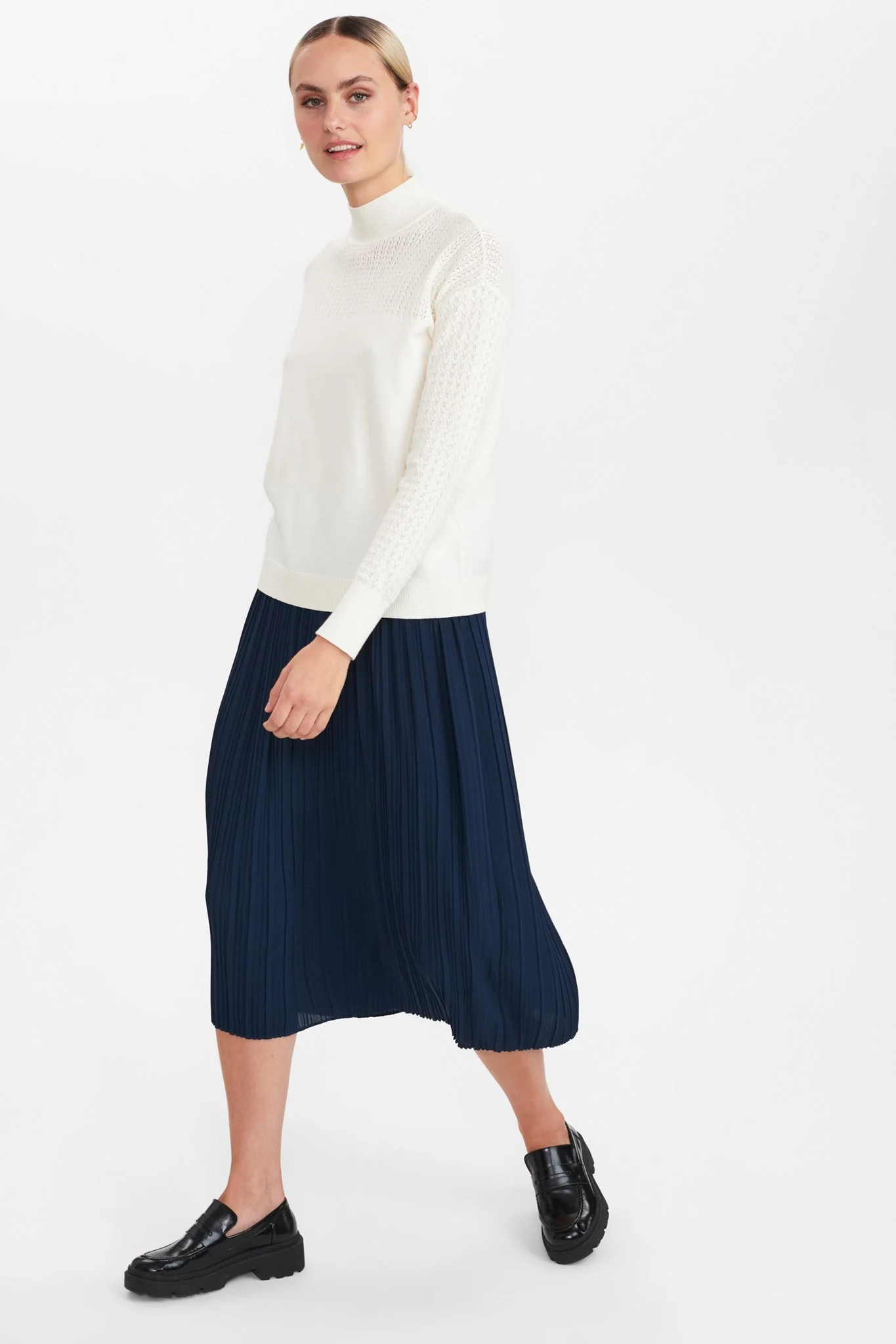 NUCAMELA PULLOVER - Cloud Dancer - Image 3