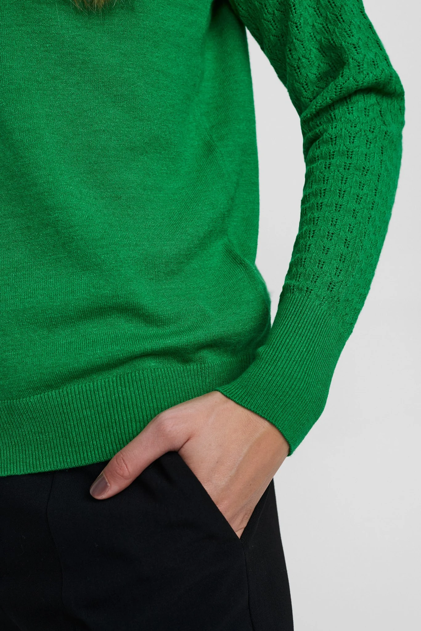 NUCAMELA PULLOVER - Fern Green - Image 4