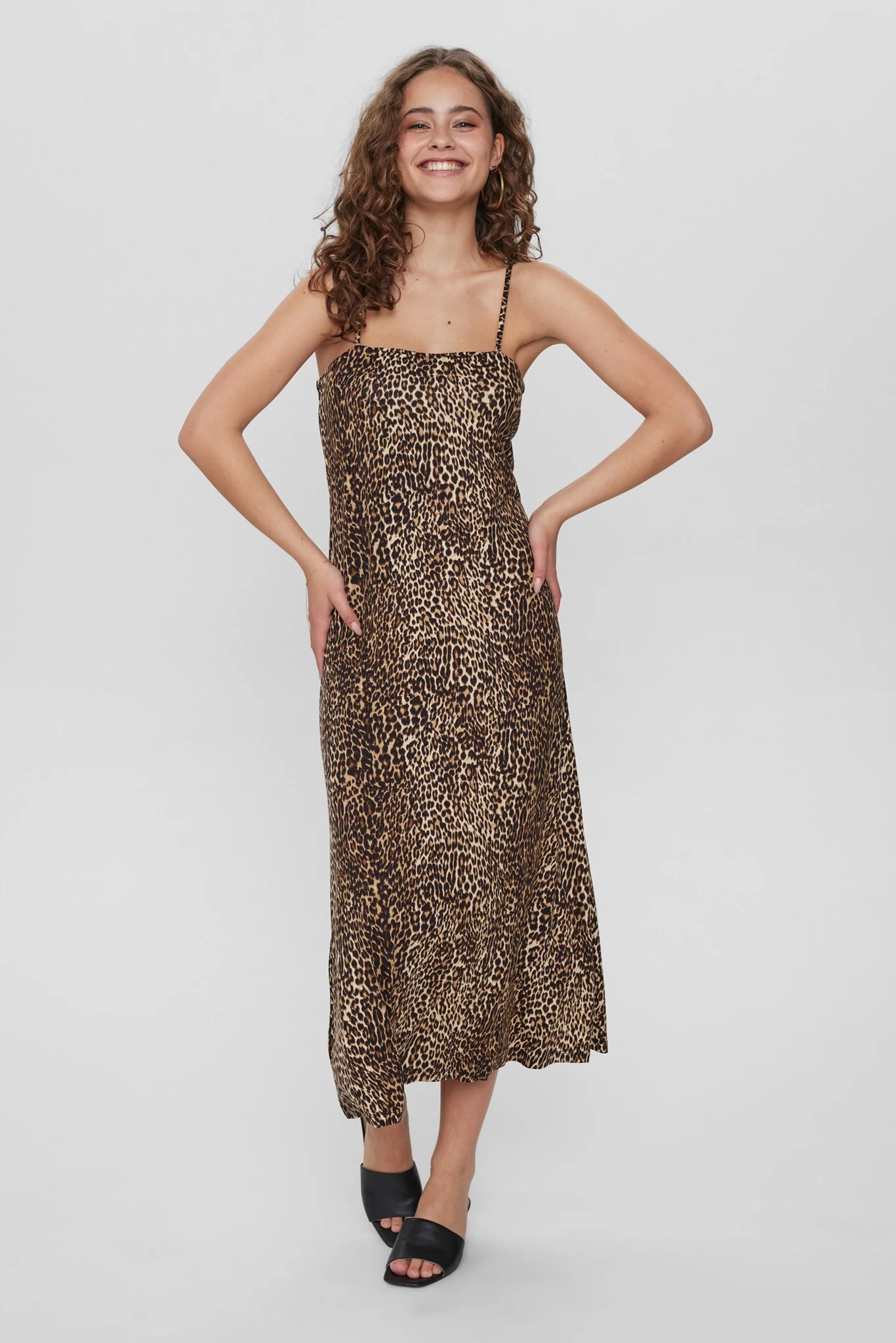 NUCAMELIA STRAP DRESS - Tiger´s Eye - Image 3