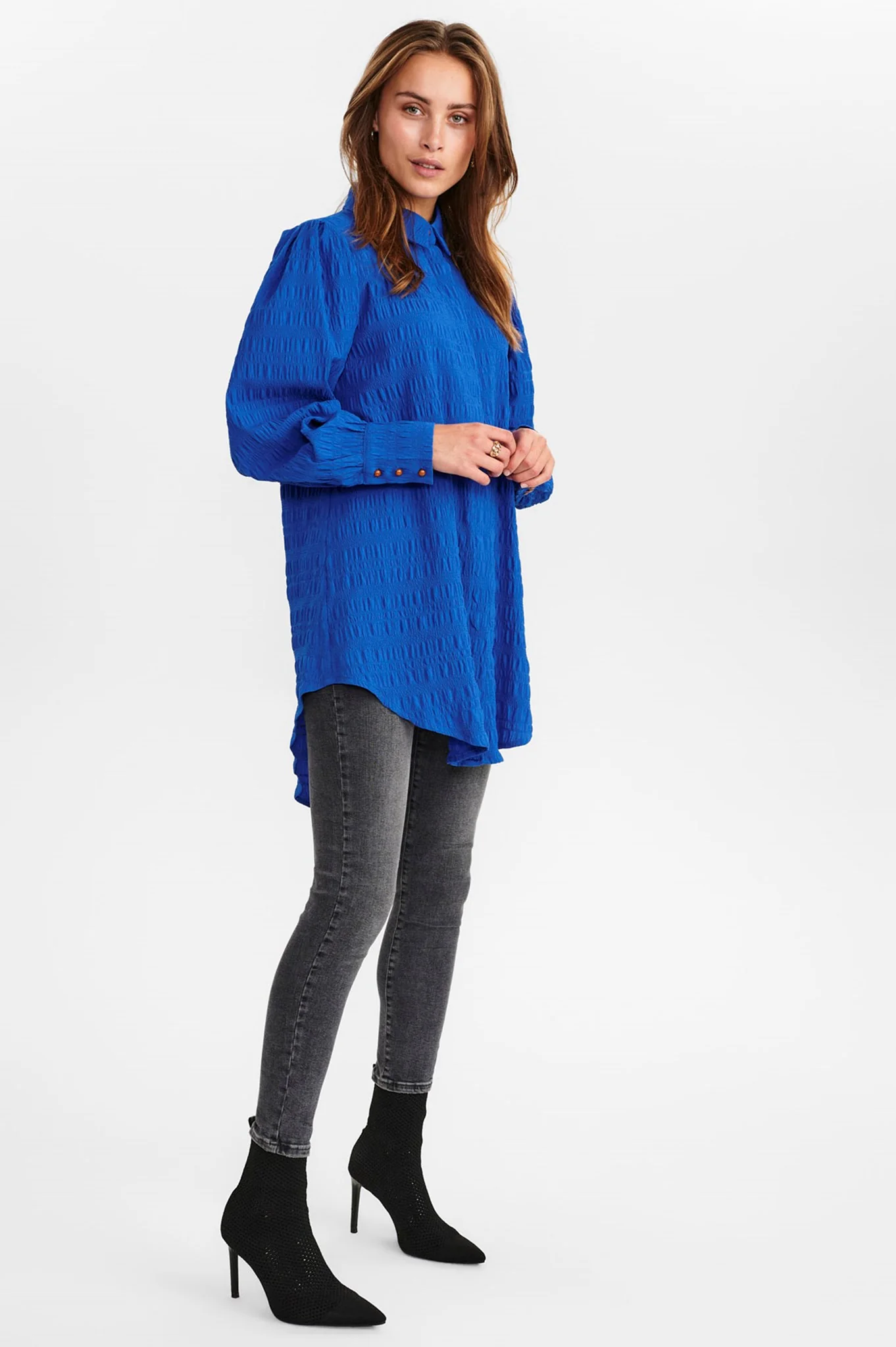NUCAMERON LONG SHIRT - Princess Blue - Image 3
