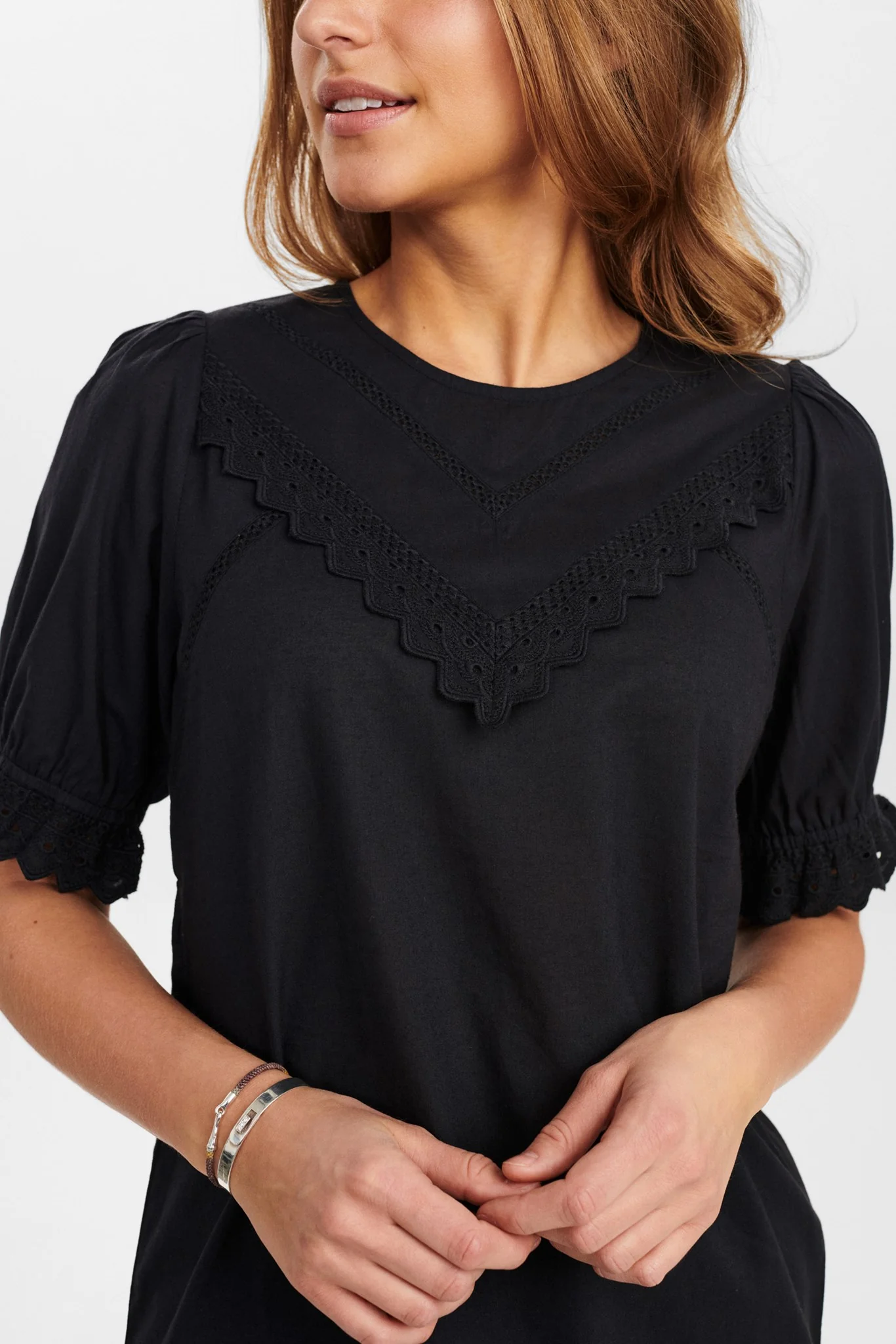 NUCAMMA BLOUSE - Caviar - Image 4