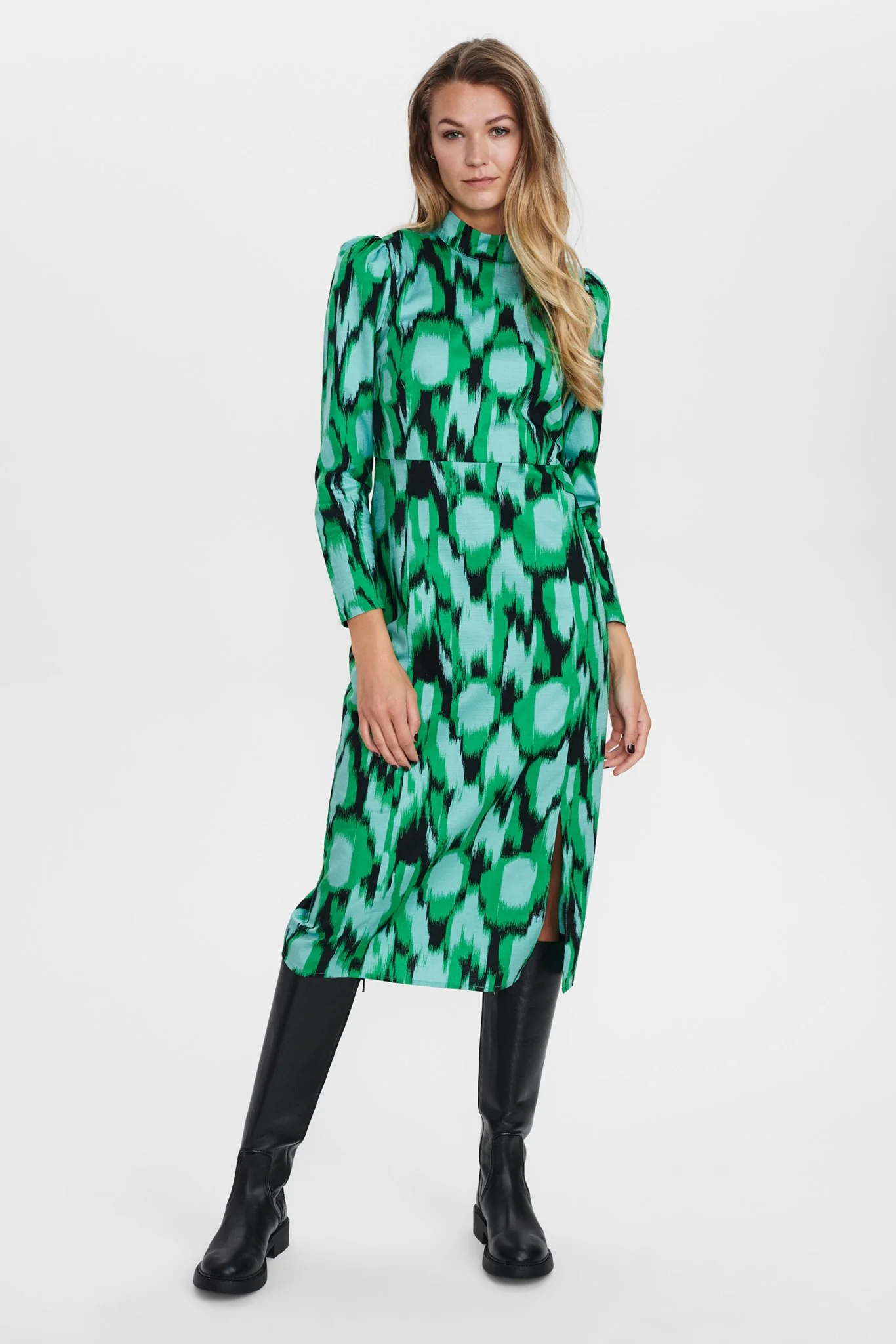 NUCAMRYN DRESS - Caviar
