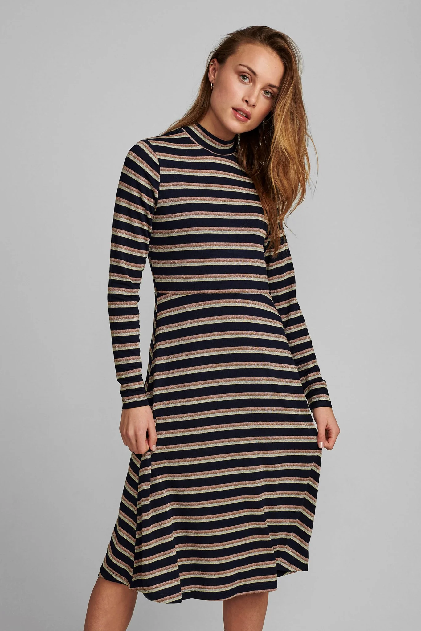 NUCANELA DRESS  - Blue Shadow